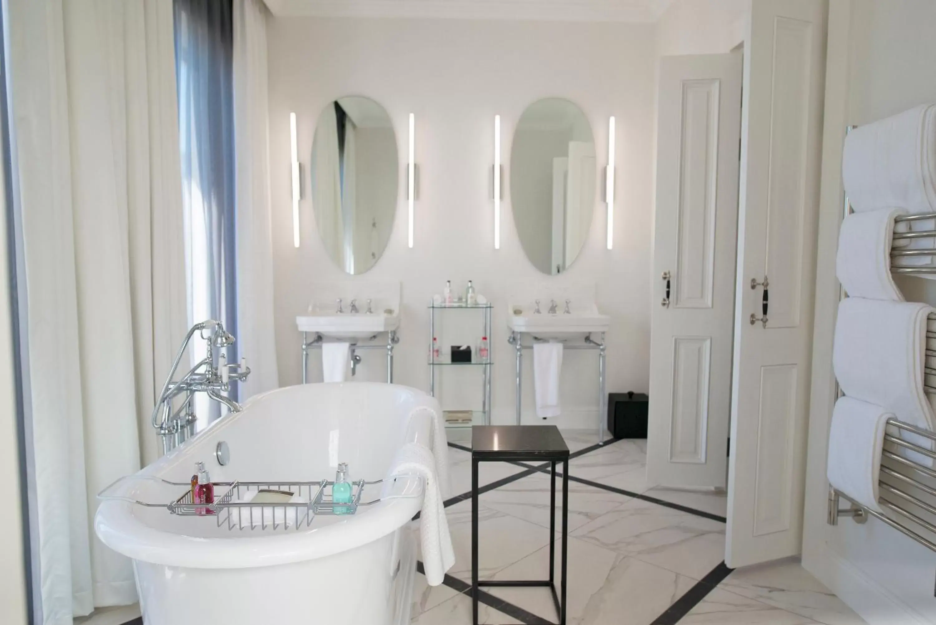 Bathroom in The Manor House at the Queen Victoria Hotel by NEWMARK