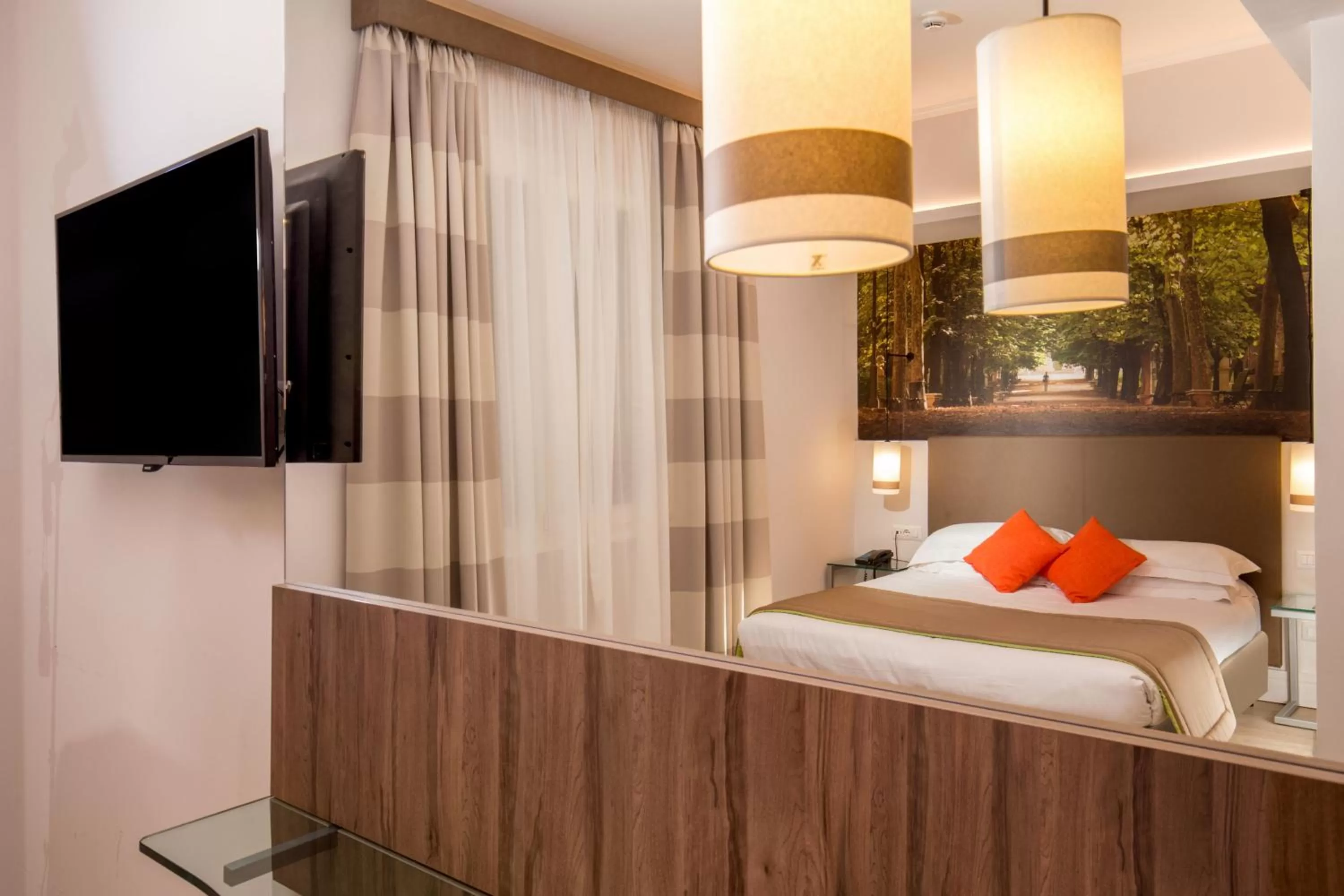 Bed in Hotel Villa Grazioli