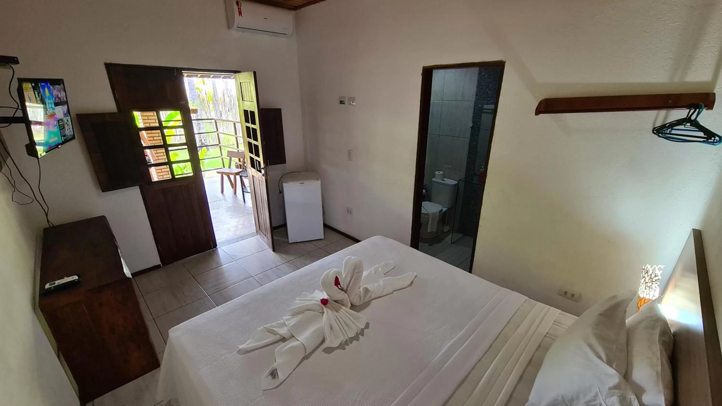 Bed in Pousada e Restaurante Encanto das Águas