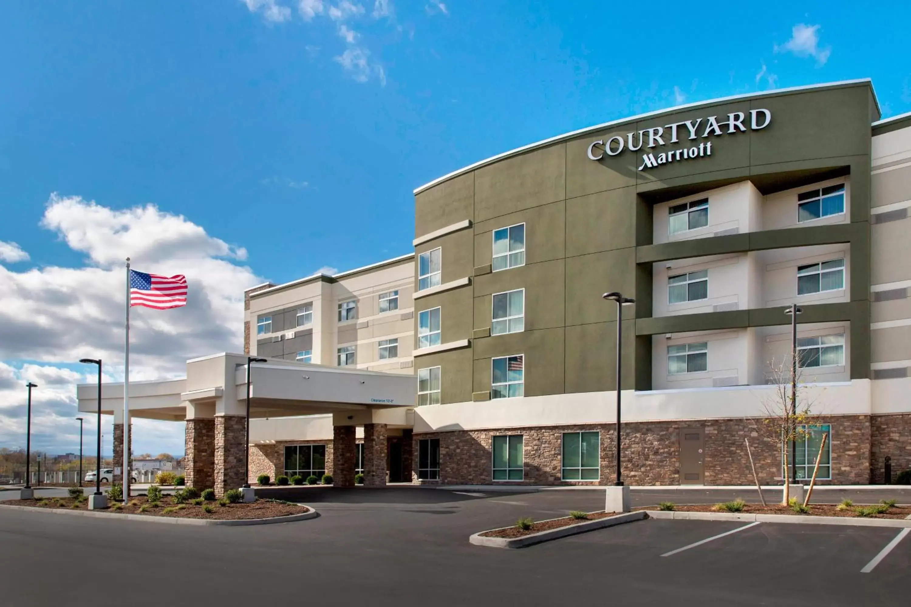 Property Building in Courtyard by Marriott Schenectady at Mohawk Harbor
