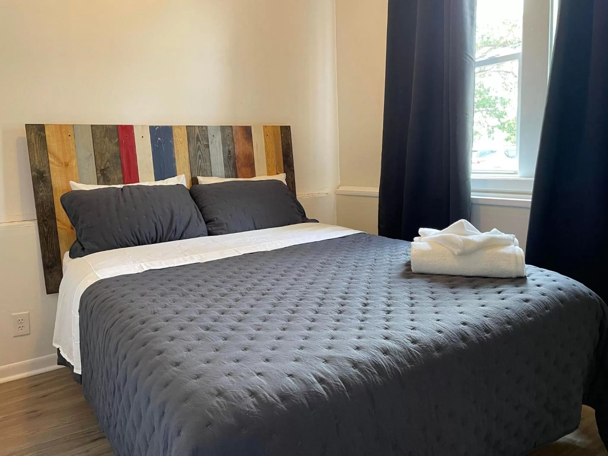 Bed in Randolph Hotel