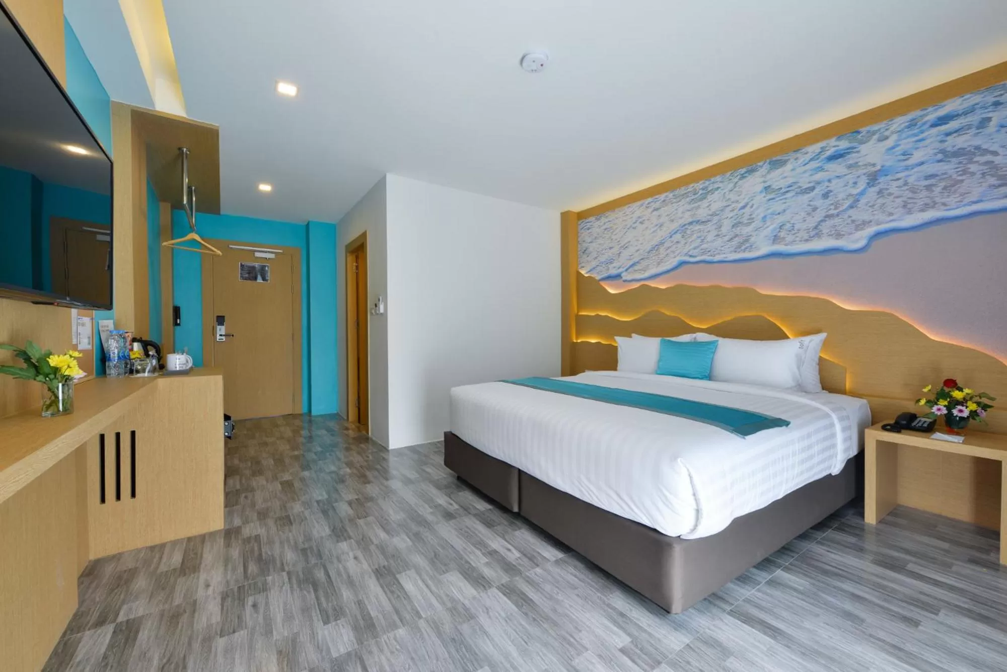 Photo of the whole room, Bed in T2 Ao Nang Krabi