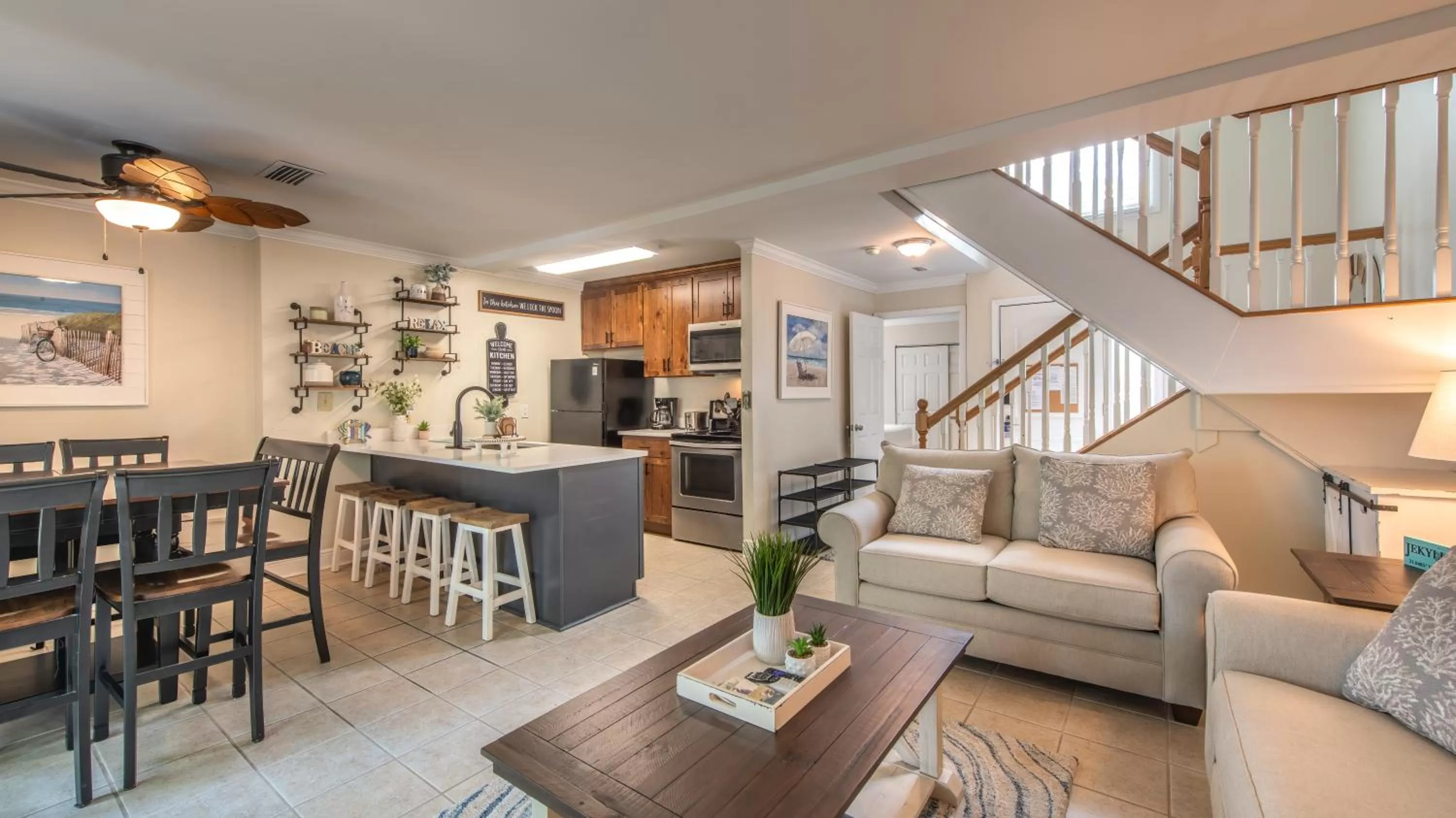 Kitchen or kitchenette in Villas by the Sea Resort & Conference Center