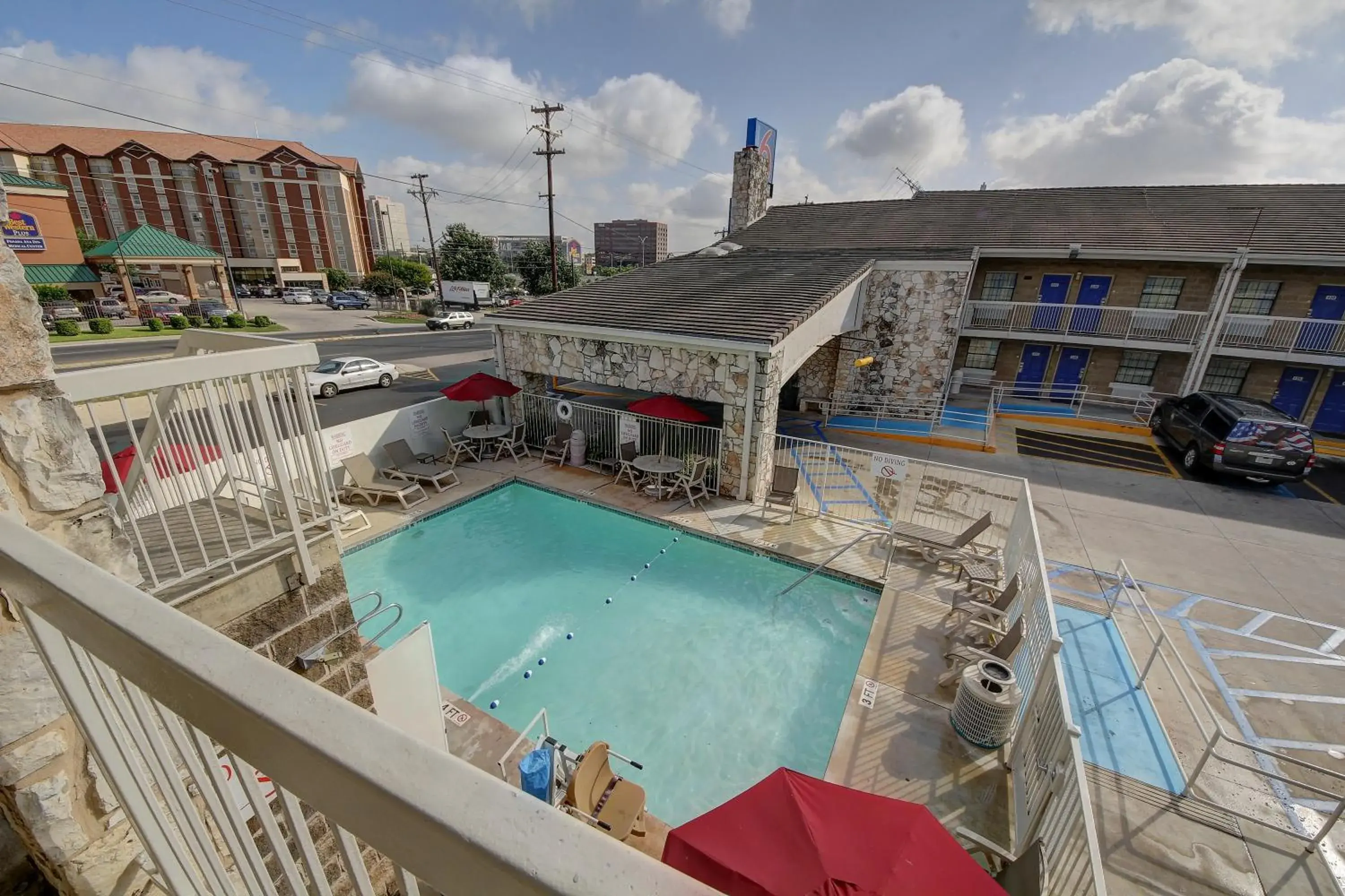 Decorative detail, Pool View in Motel 6-San Antonio, TX - Northwest Medical Center