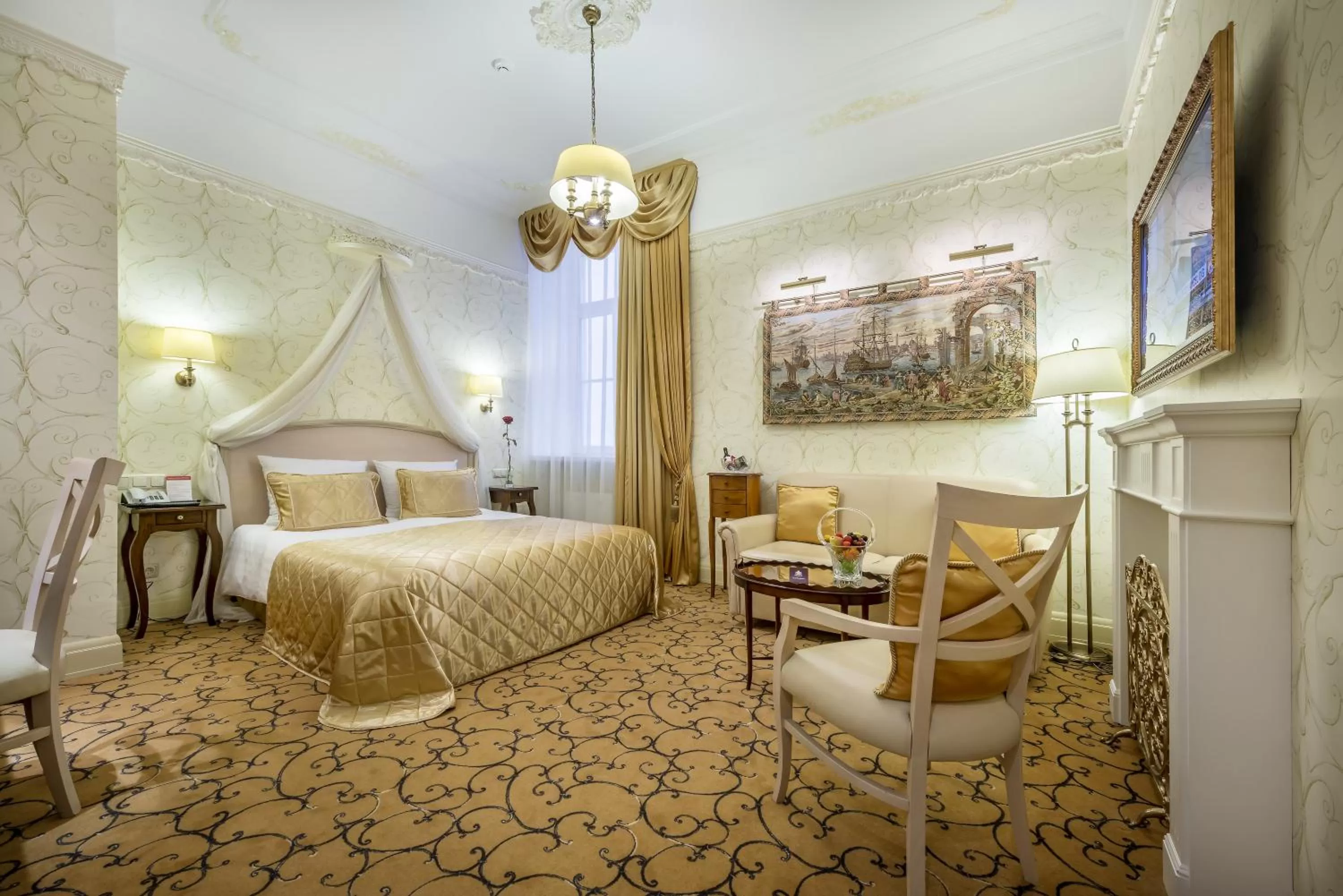 Photo of the whole room, Bed in Imperial Hotel & Restaurant