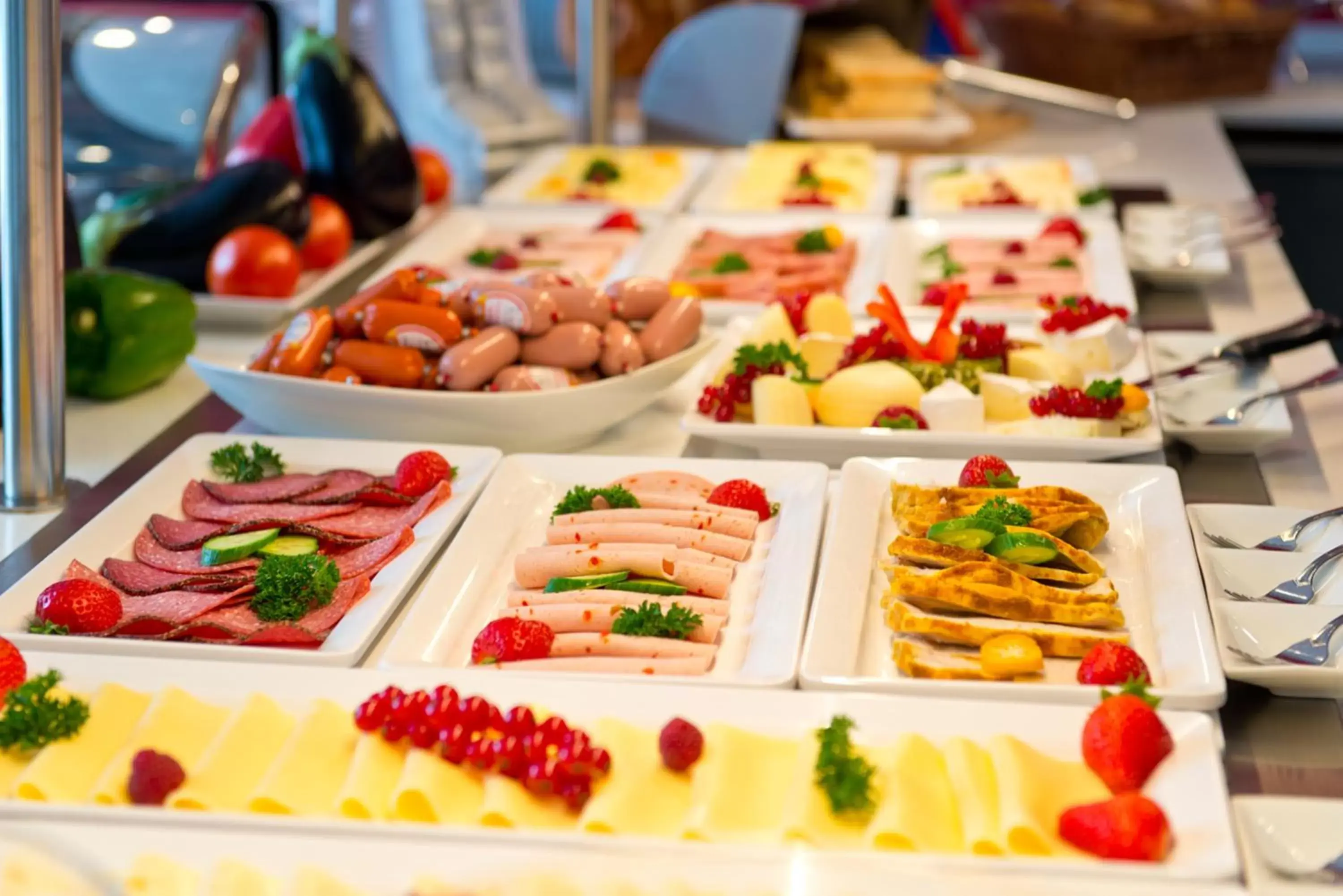 Buffet breakfast in ACHAT Hotel Dresden Elbufer