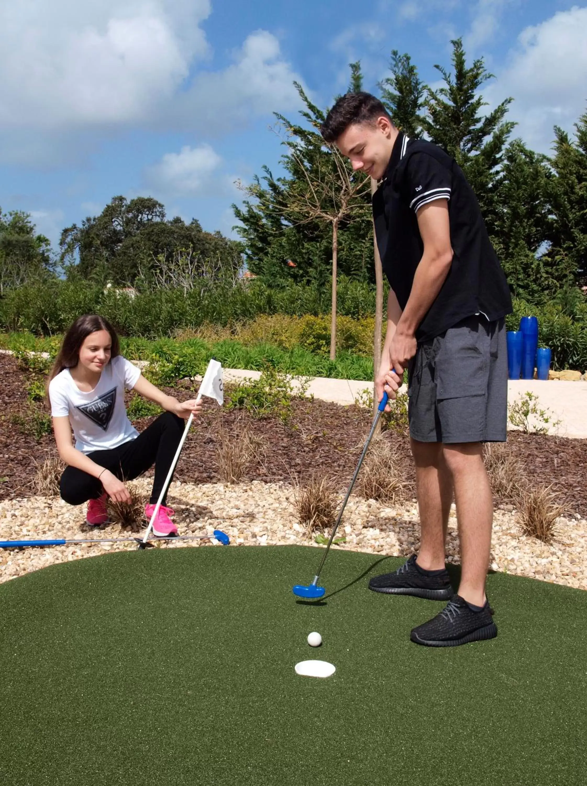 Minigolf in Aldeia Azul Resort