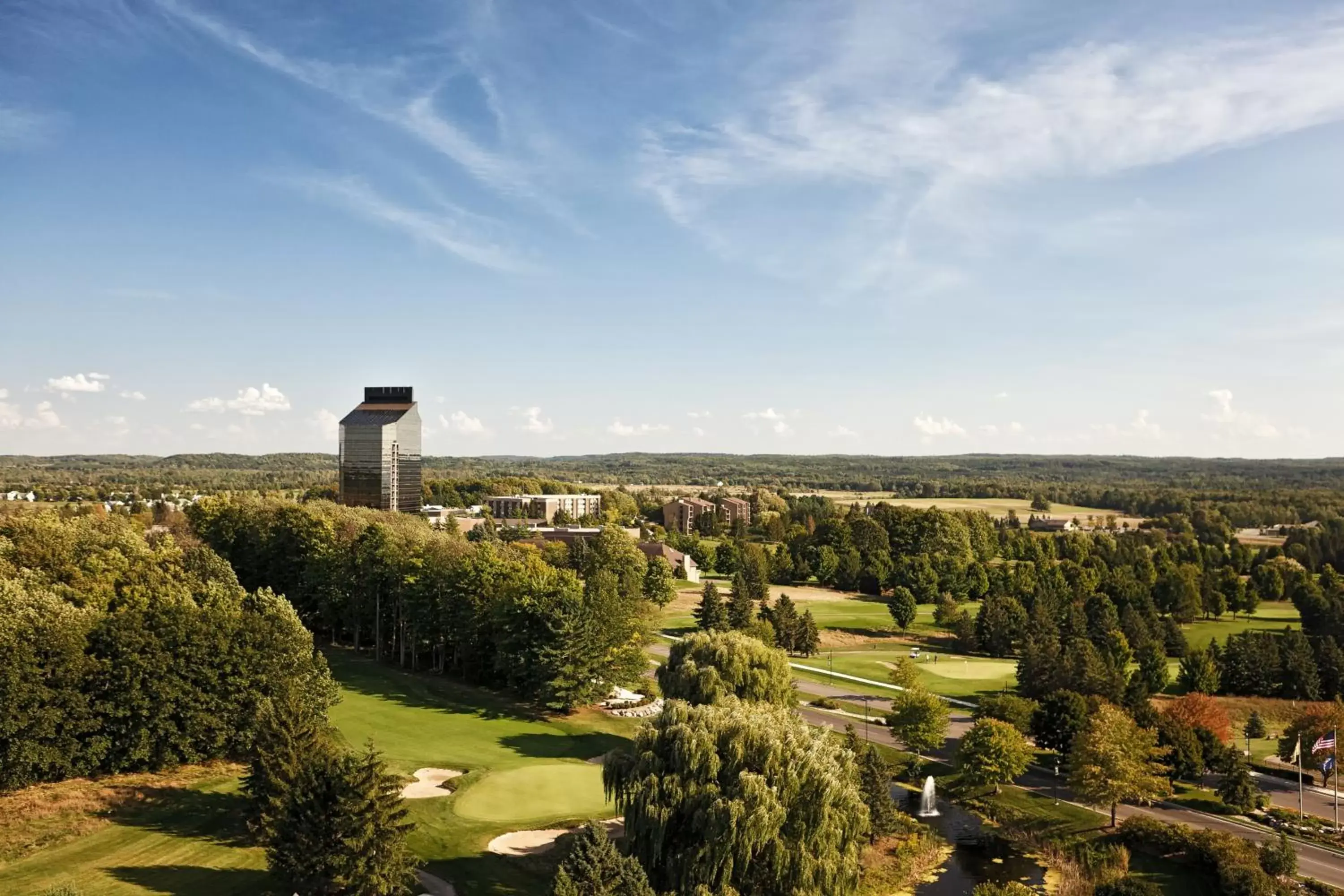 Bird's eye view in Grand Traverse Resort and Spa