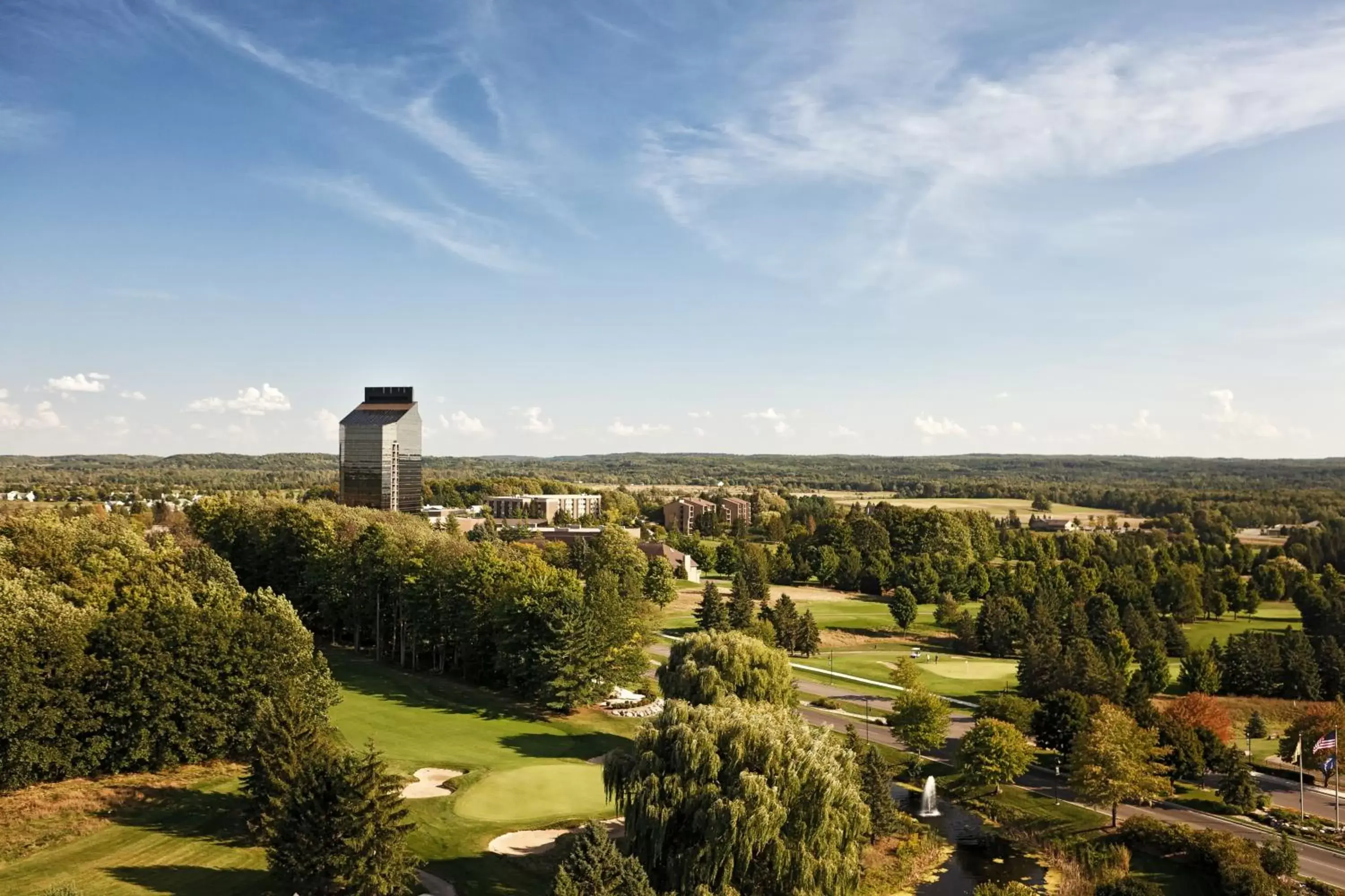 Bird's eye view in Grand Traverse Resort and Spa Bird's eye view in Grand Traverse Resort and Spa
