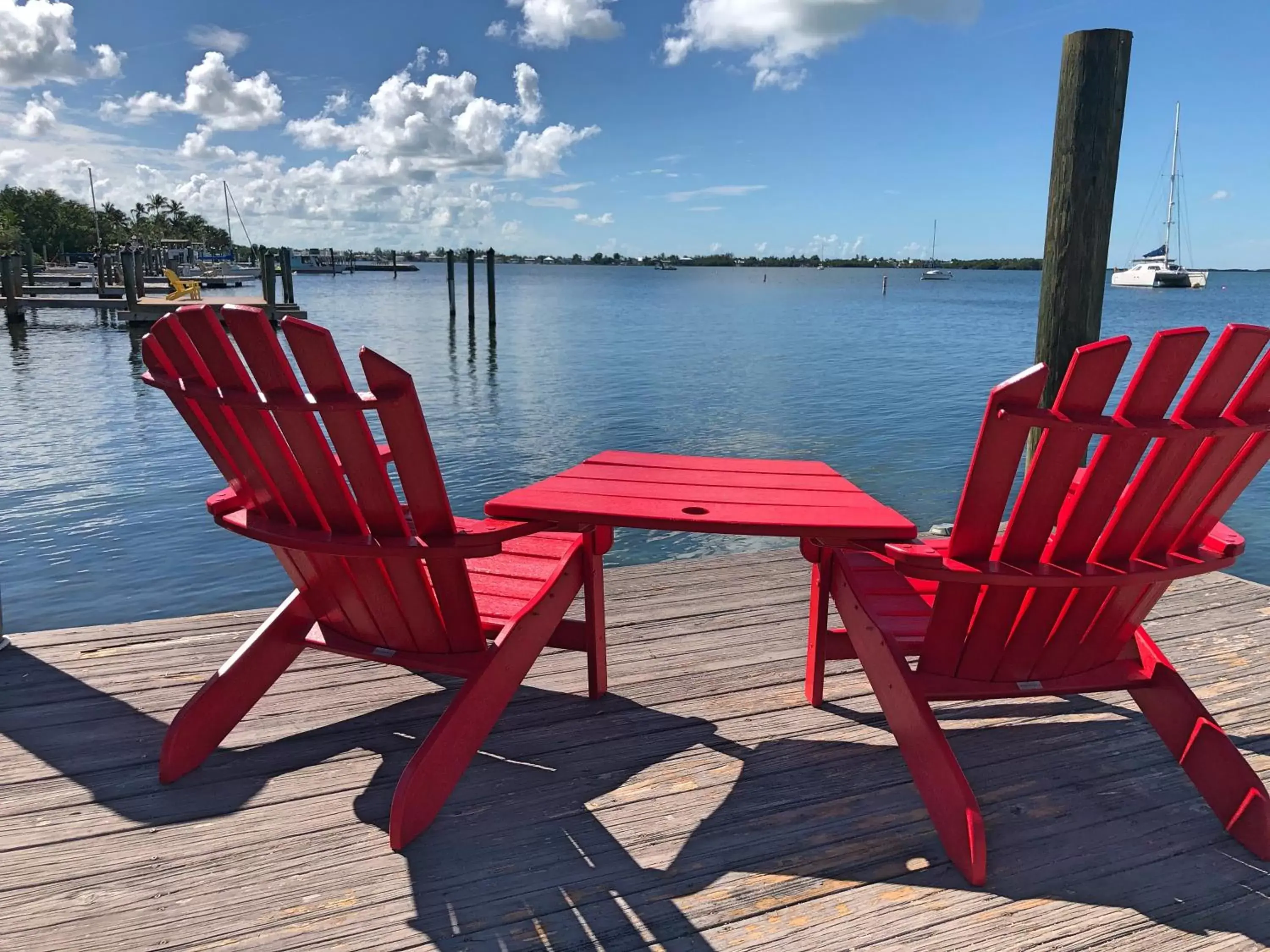 Sea view in The Pelican Key Largo Cottages