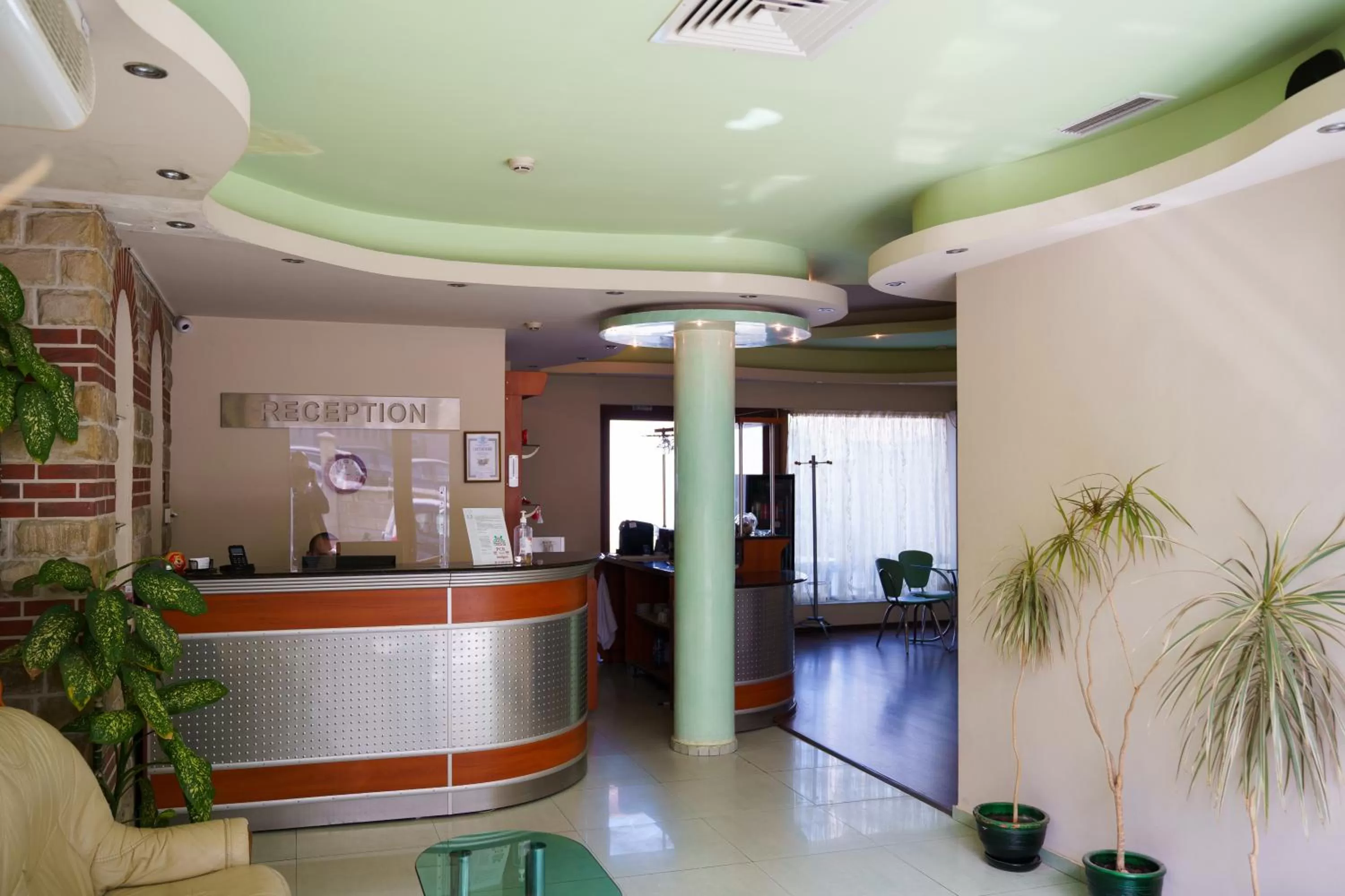 Lobby or reception in Dionis Hotel