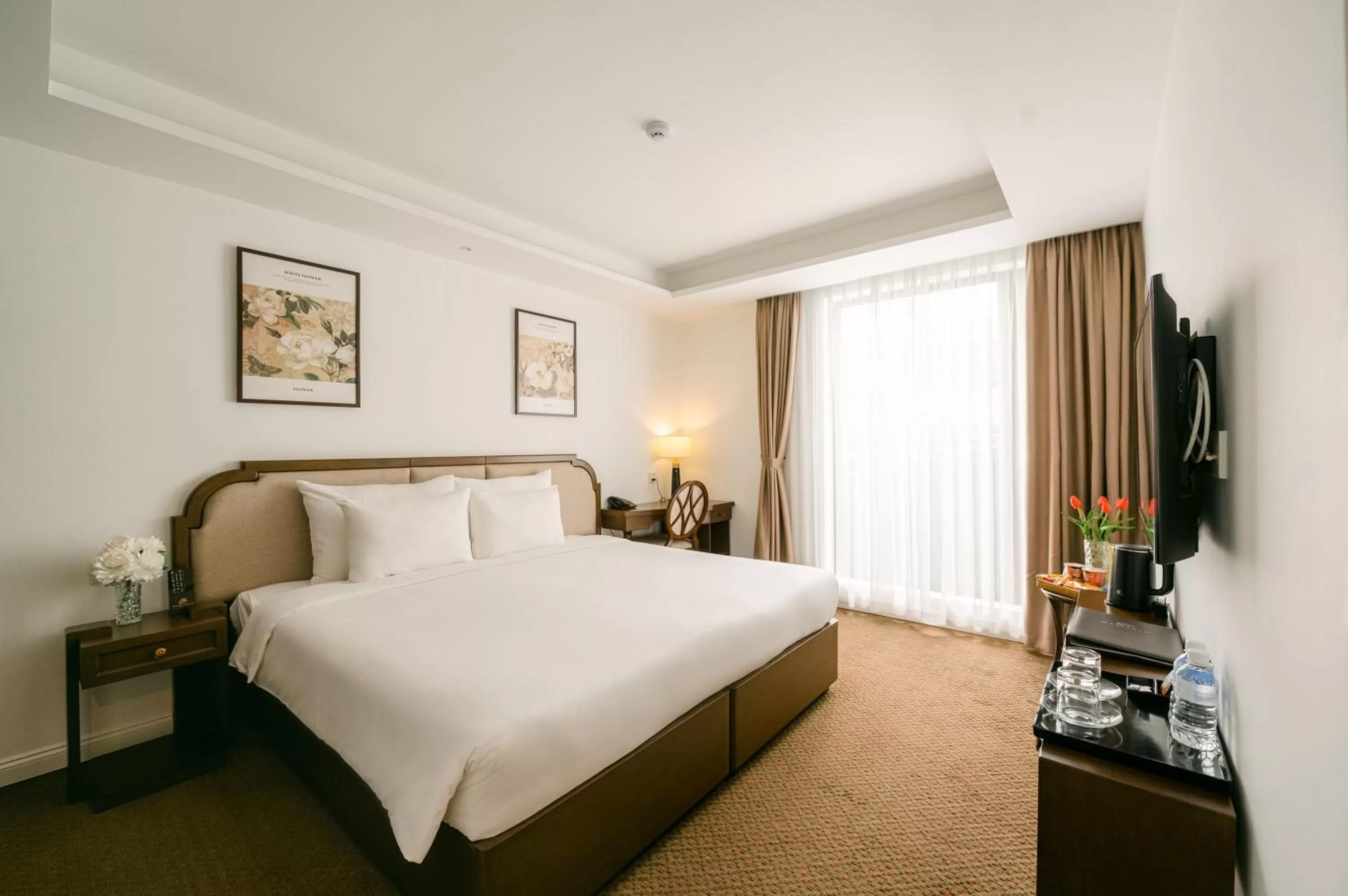 Bed in Marigold Hotel Hanoi