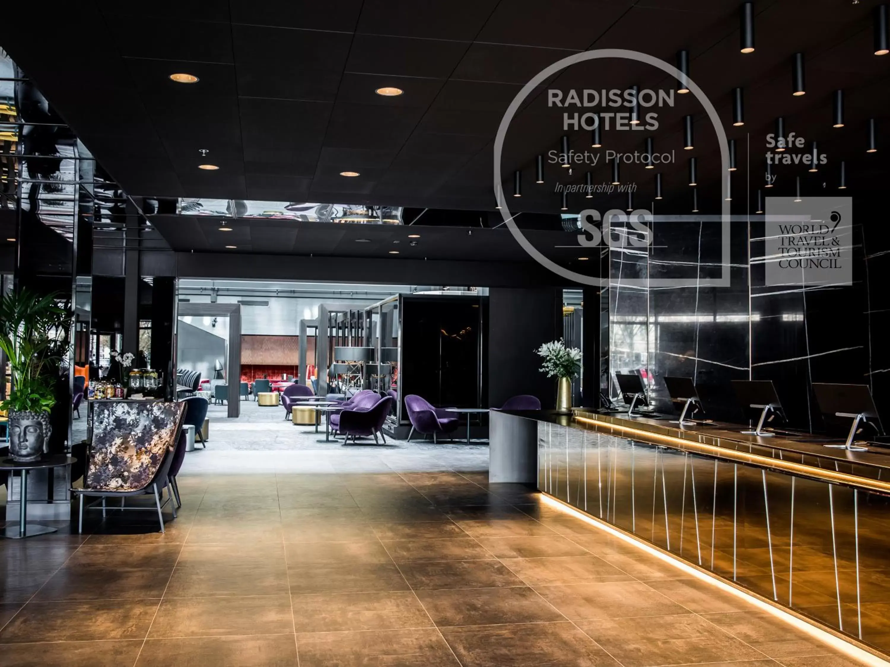 Lobby or reception in Radisson Blu Scandinavia Hotel, Göteborg