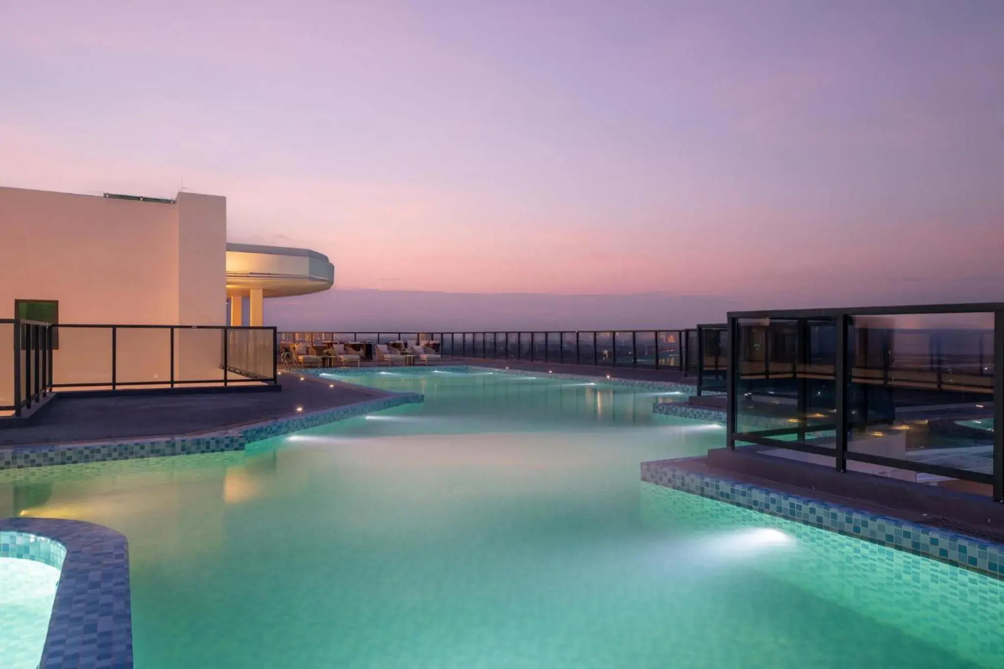 Swimming Pool in Holiday Inn Express Jiangmen Yinhu Bay, an IHG Hotel