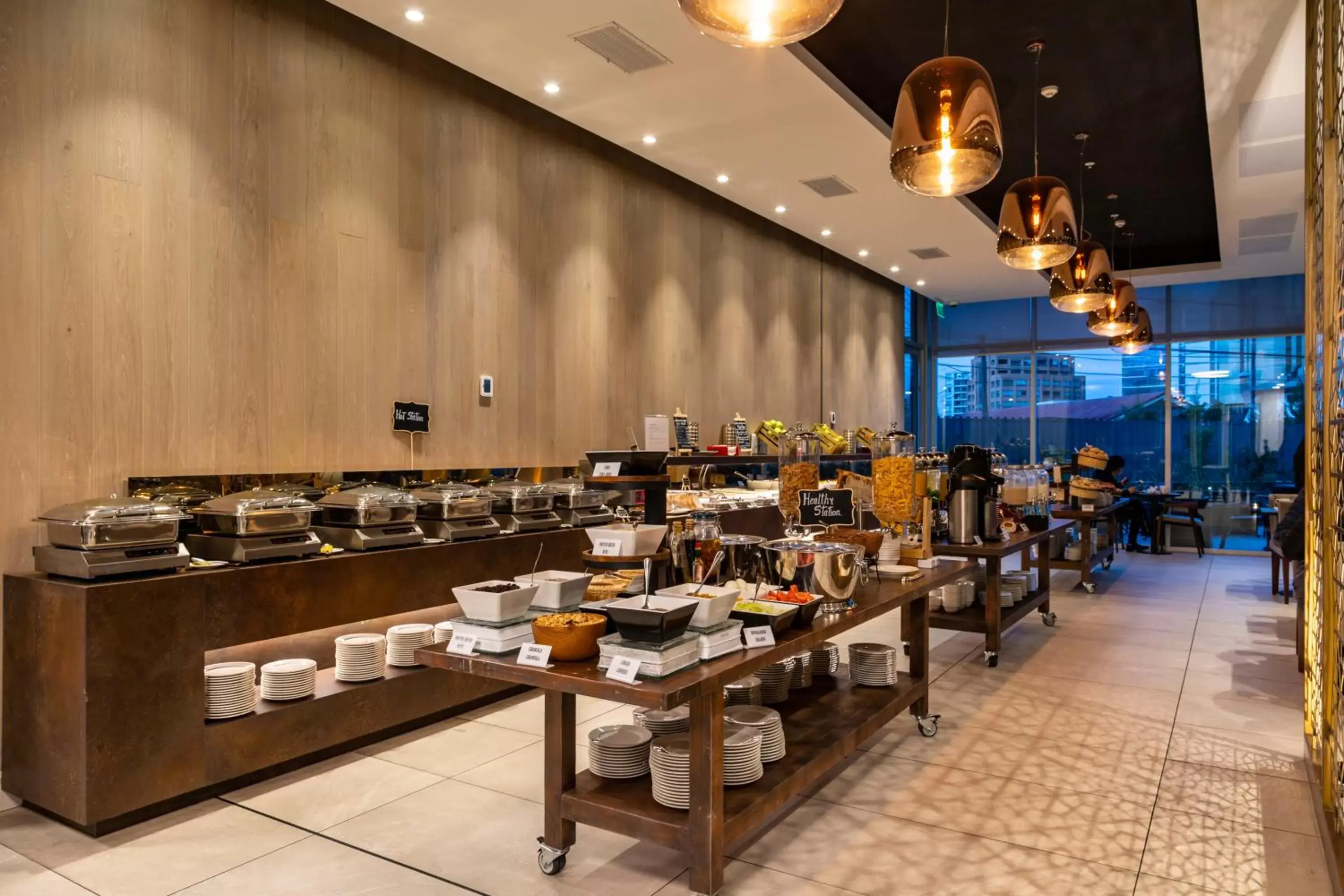 Buffet breakfast in Best Western Premier Marina Las Condes Buffet breakfast in Best Western Premier Marina Las Condes