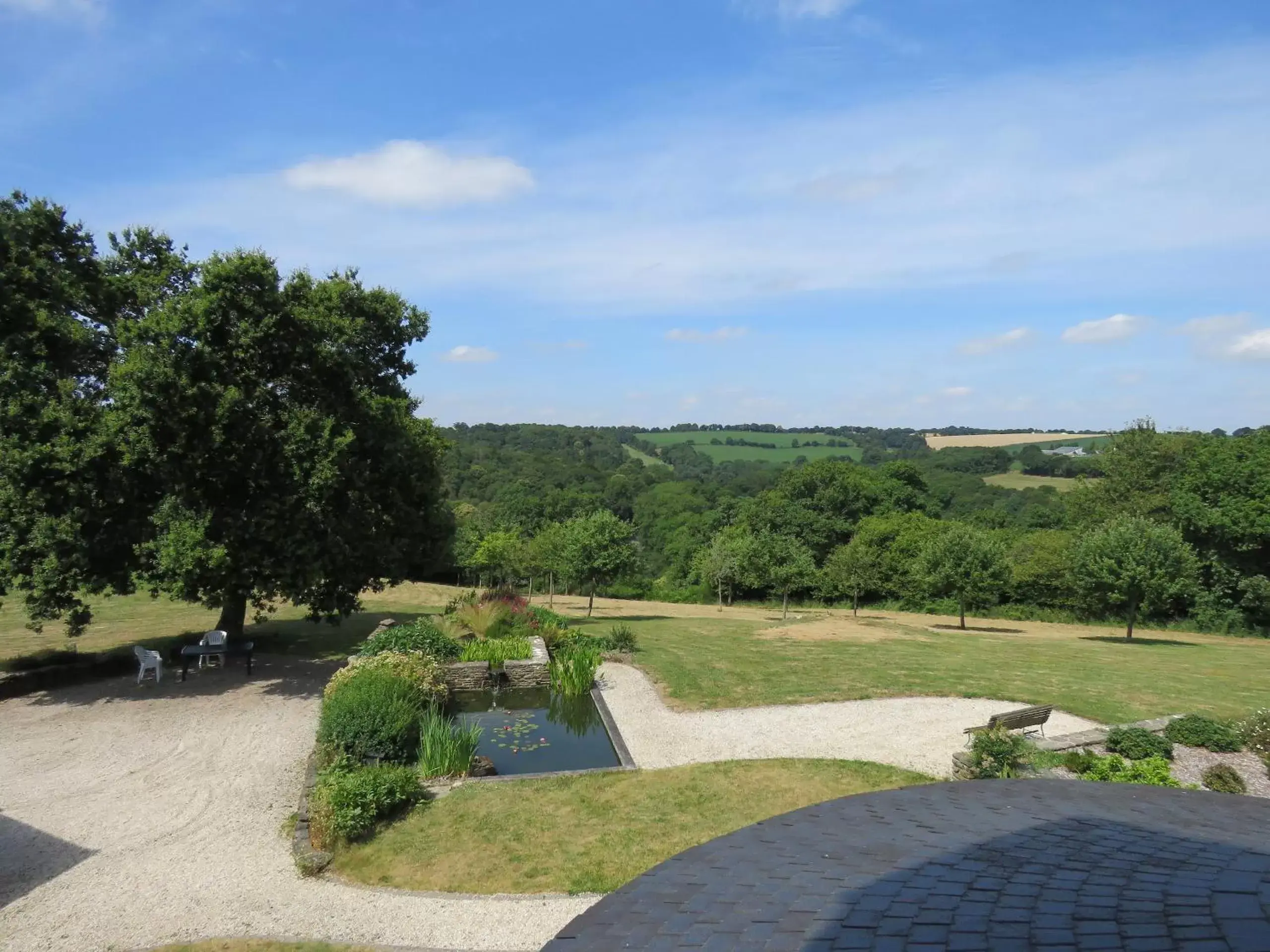 Natural landscape in Chambres d'hôtes, Zimmer, Domaine de Kervennec