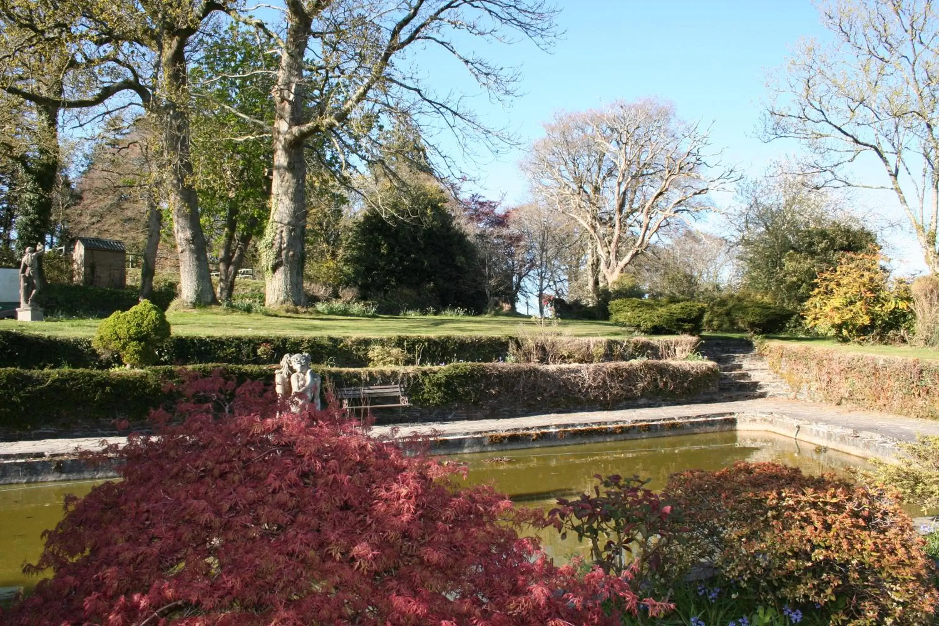 Garden in Great Trethew Manor Hotel & Restaurant