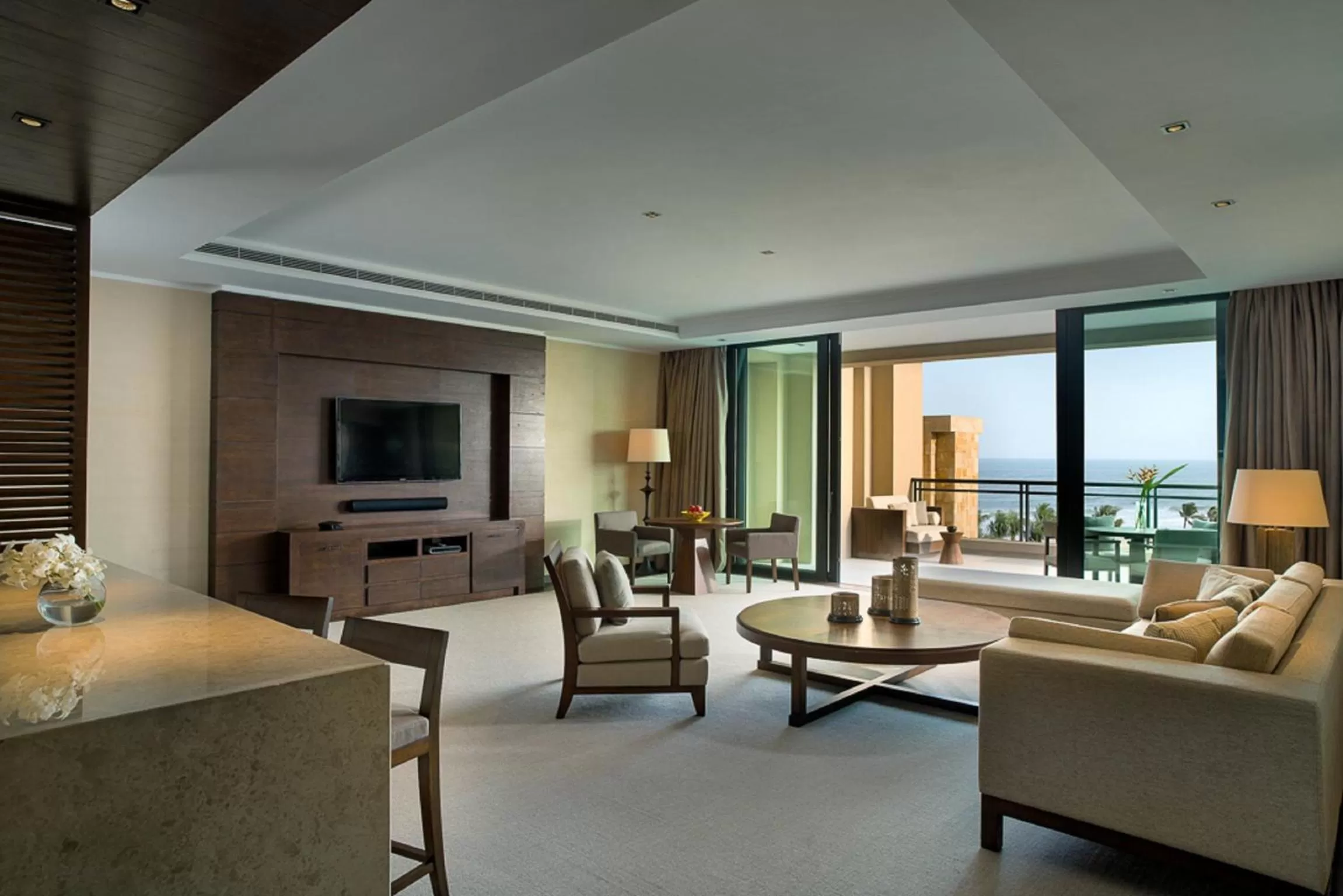 Living room in Raffles Hainan Clear Water Bay