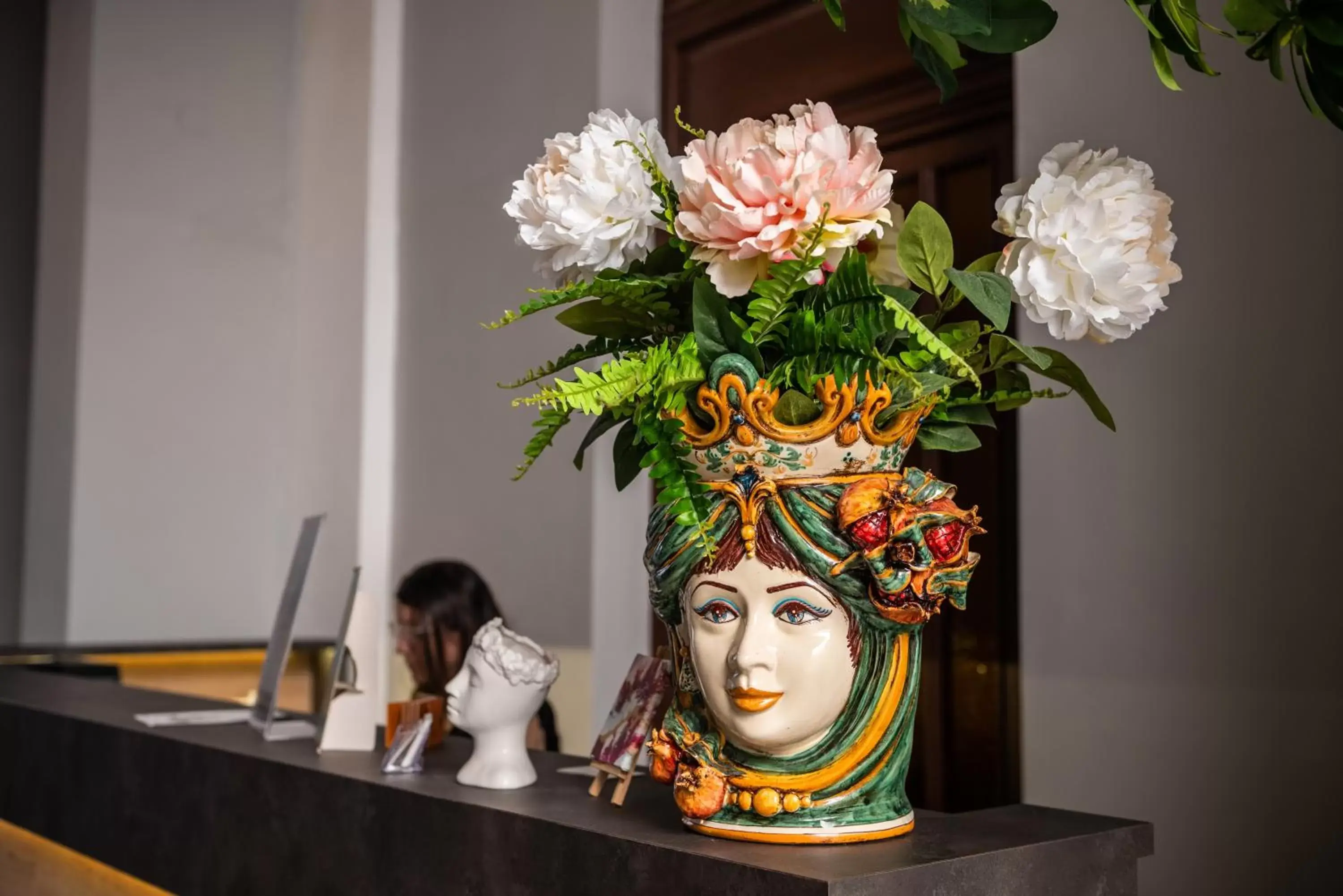 Lobby or reception in Historico Loft & Rooms Palazzo Adragna XIX Lobby or reception in Historico Loft & Rooms Palazzo Adragna XIX