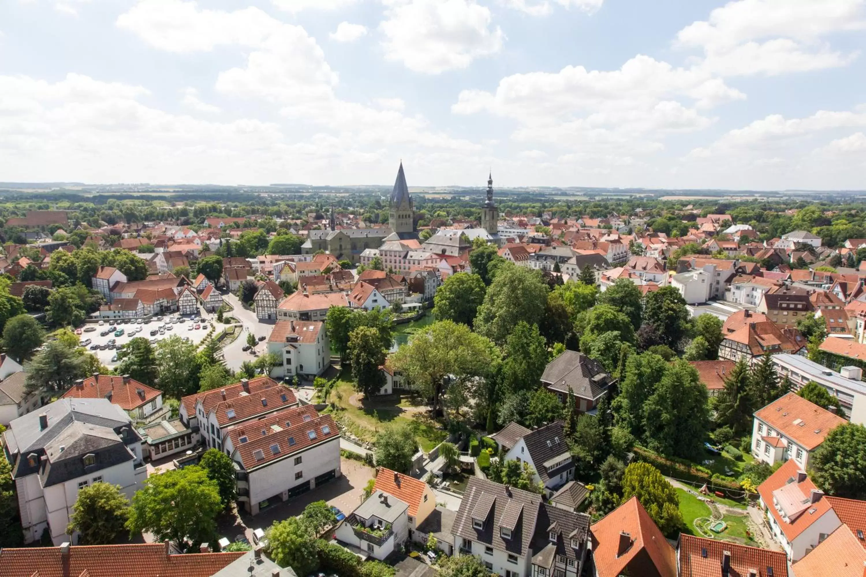 Neighbourhood, Bird's-eye View in Hotel am Wall