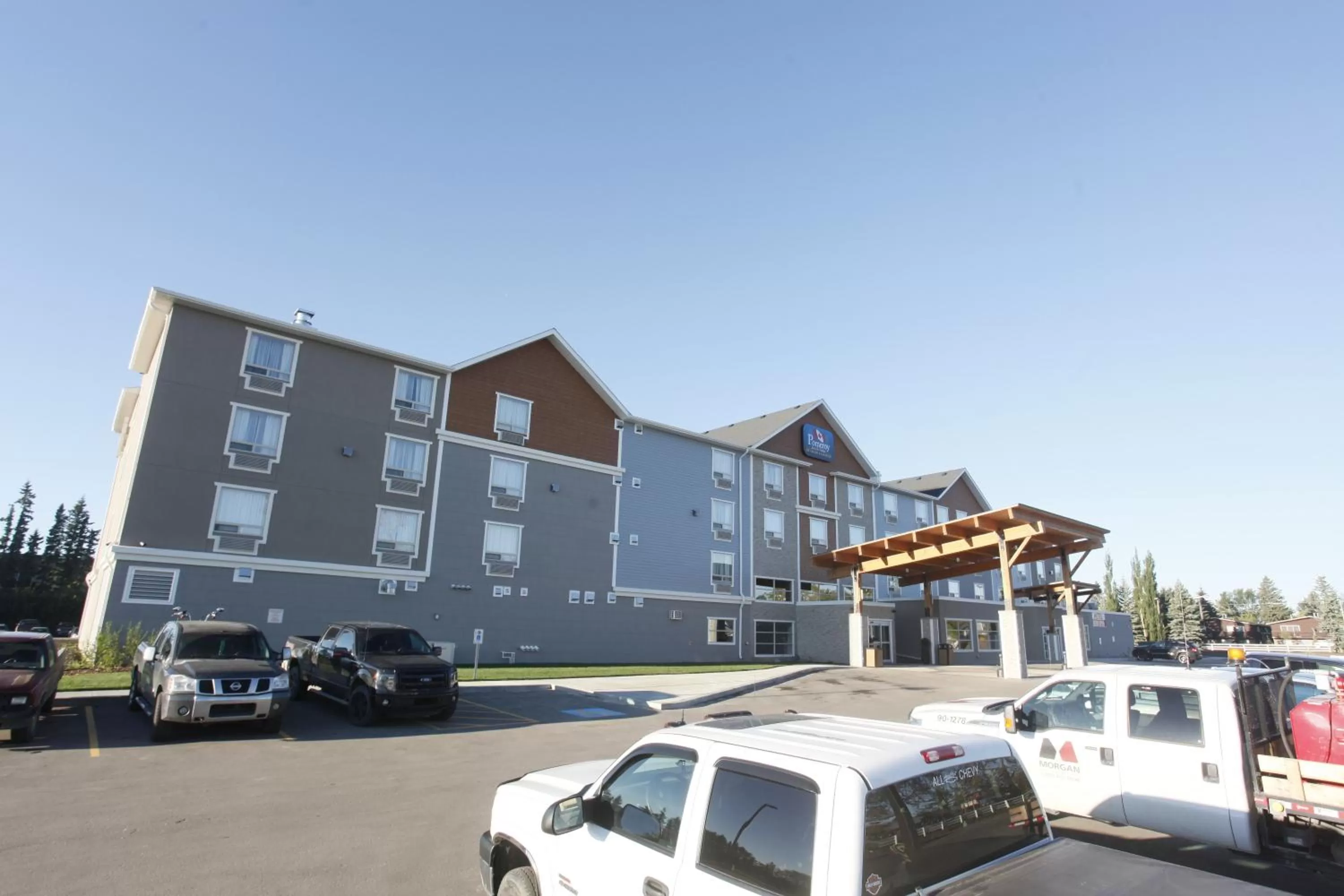 Property building in Pomeroy Inn & Suites at Olds College