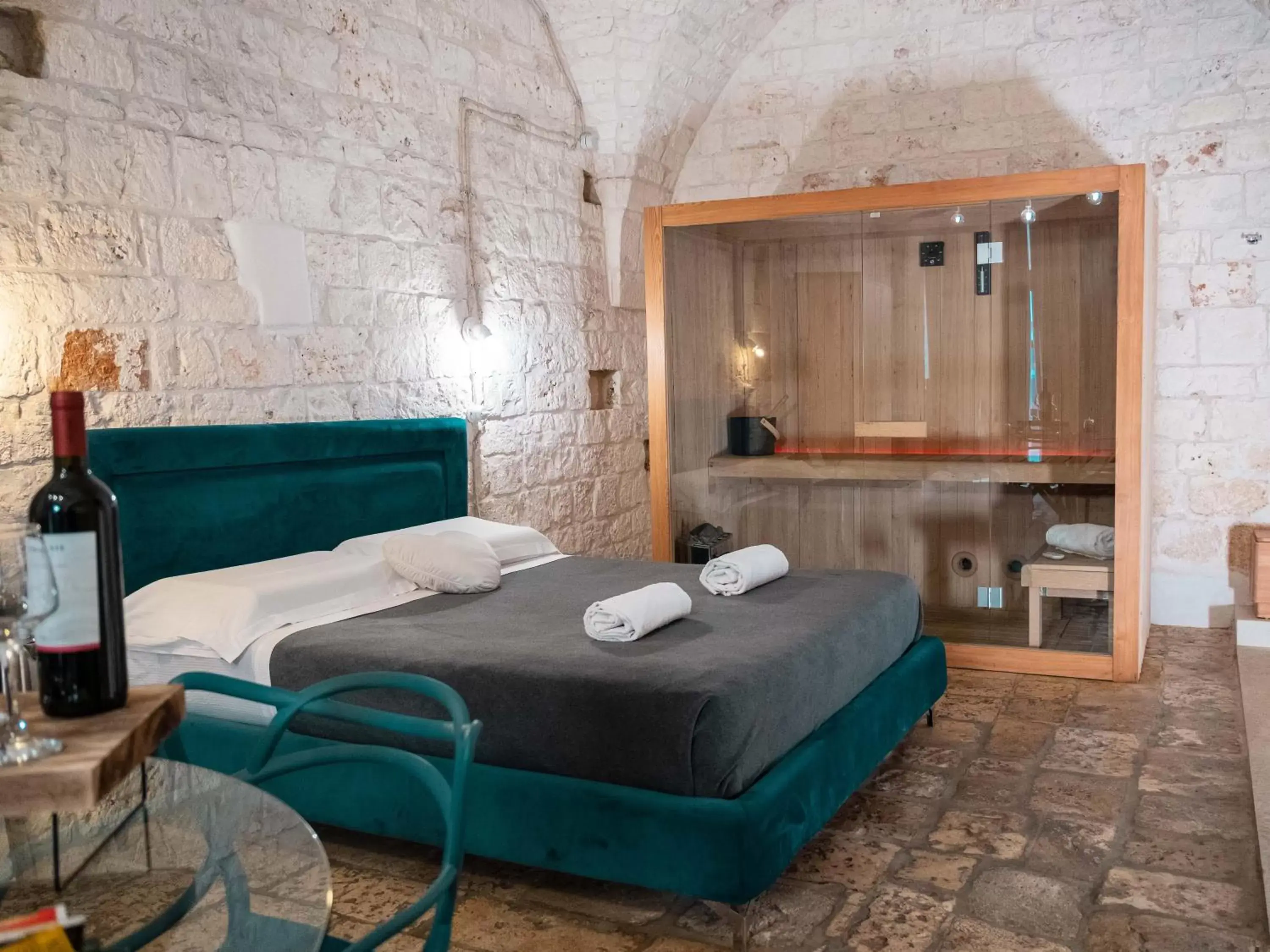 Bed in Dama Bianca Boutique Hotel Ostuni