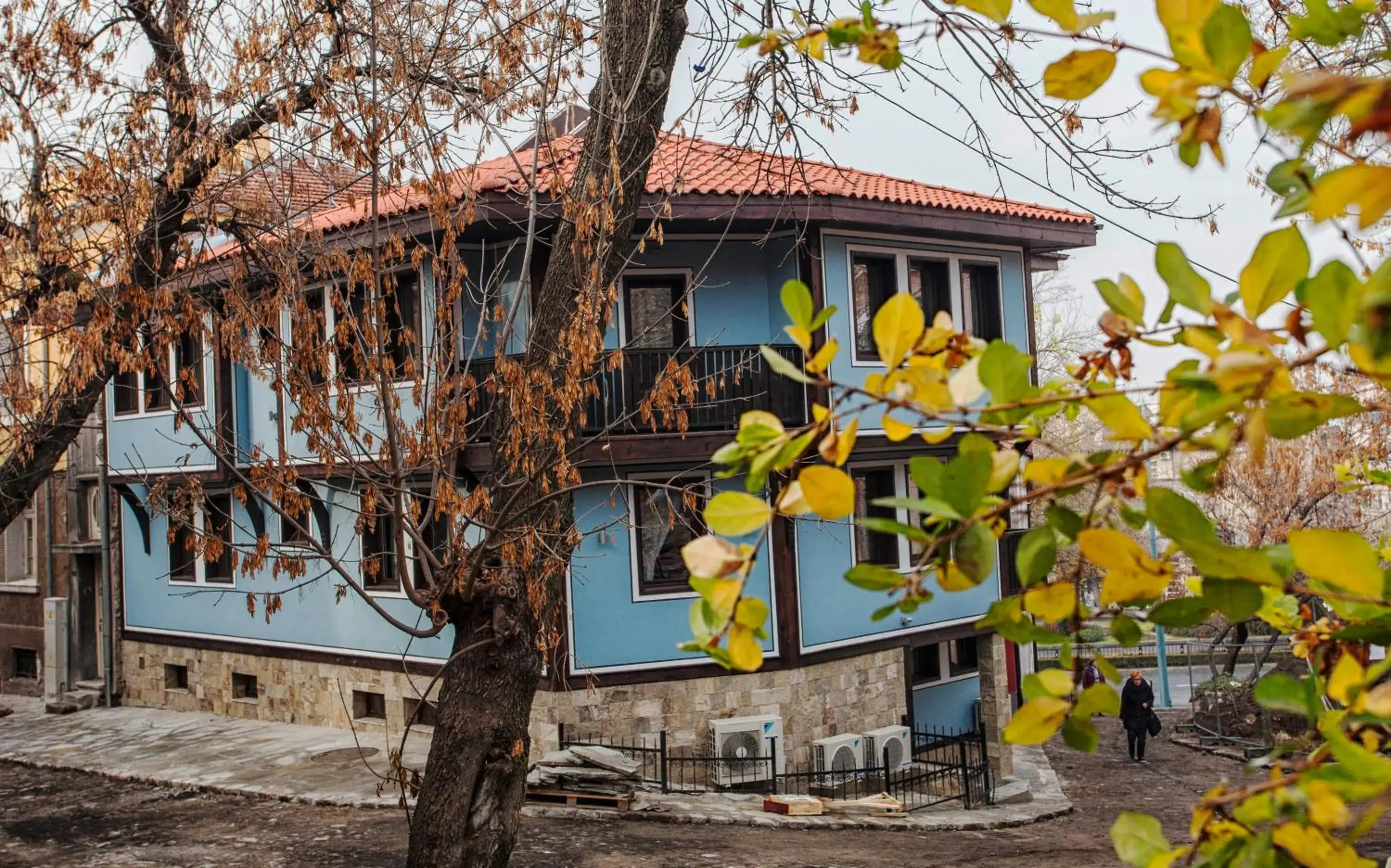 Property building in Hotel Evmolpia Property building in Hotel Evmolpia