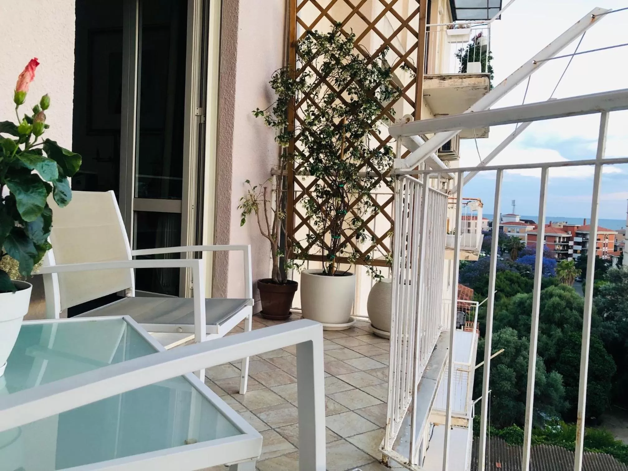 View (from property/room), Balcony/Terrace in B&B Fashion style