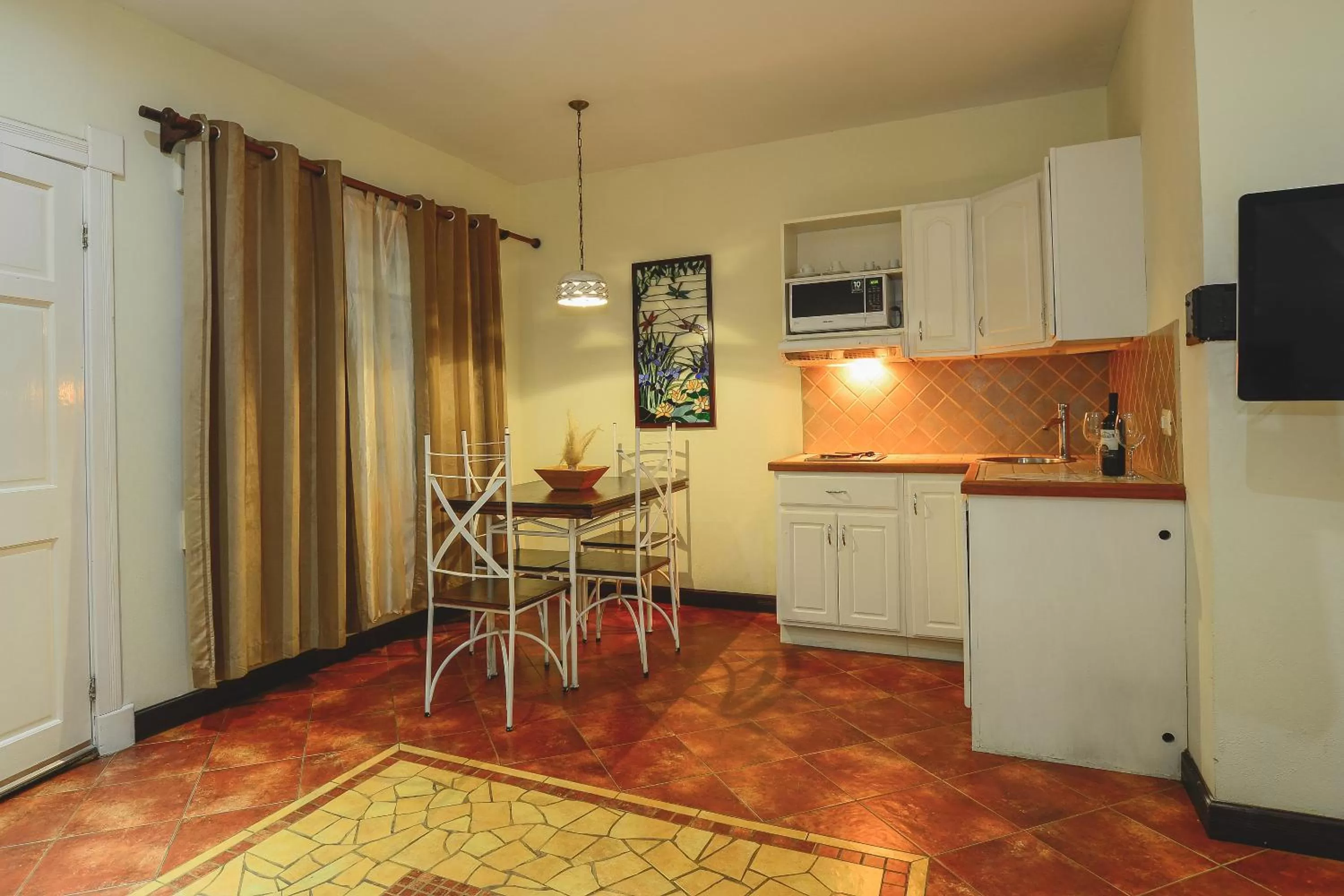 Kitchen or kitchenette in Hotel Luisiana