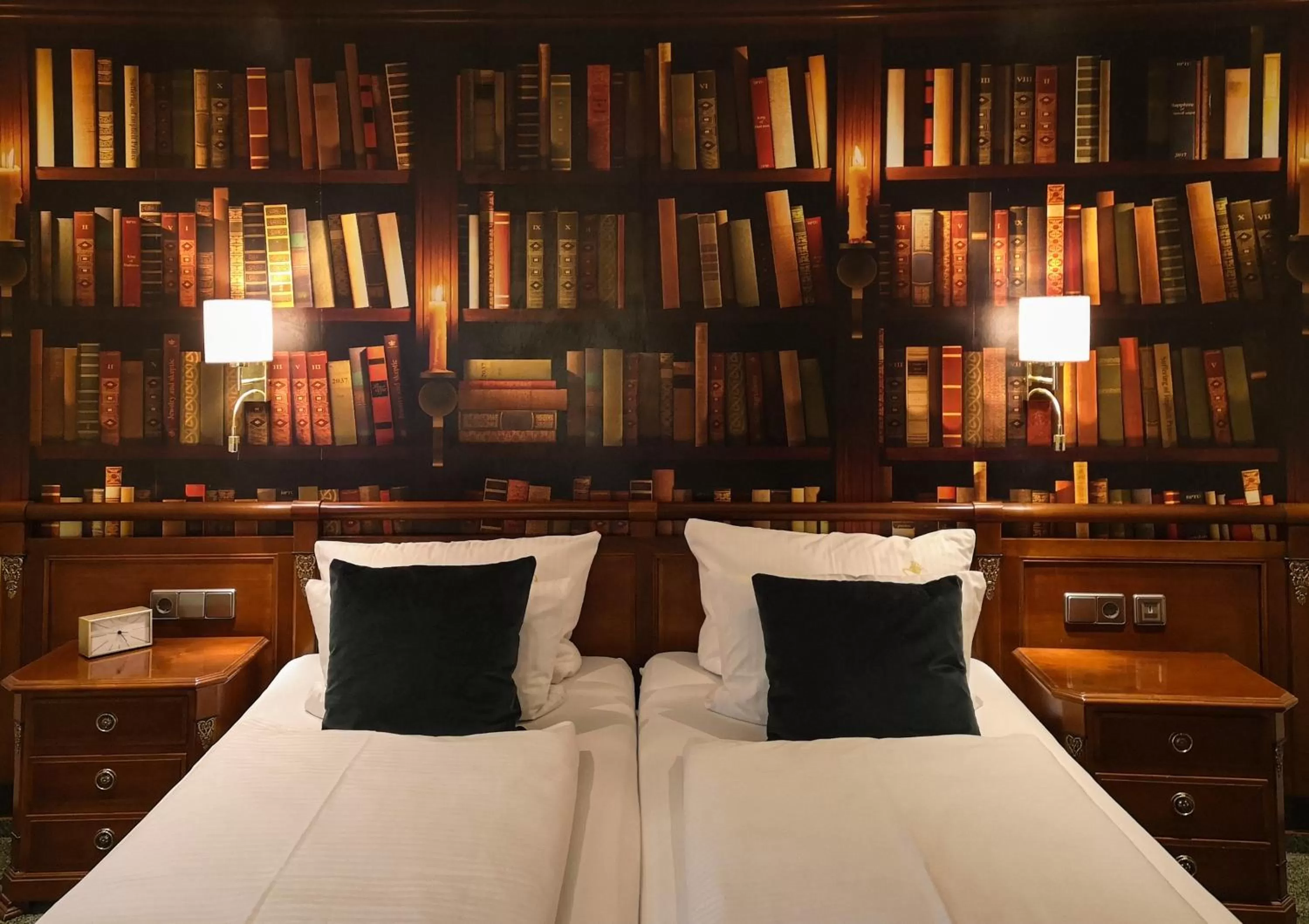 Bed in Hotel Germania