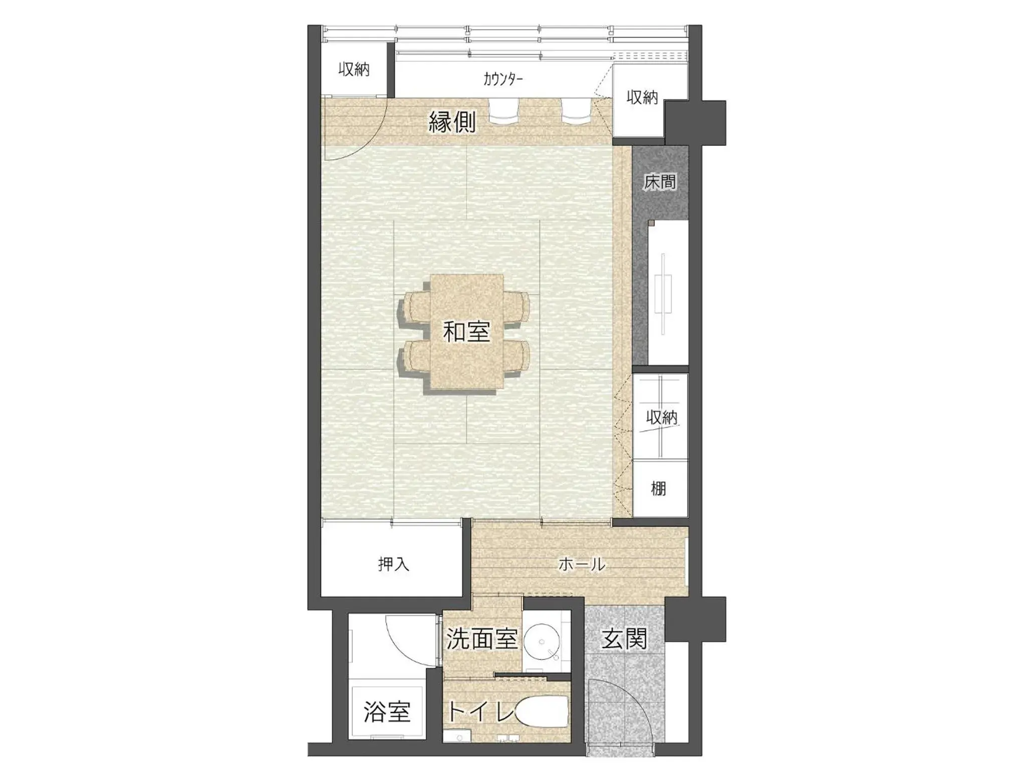 Floor Plan in Jyoseikan