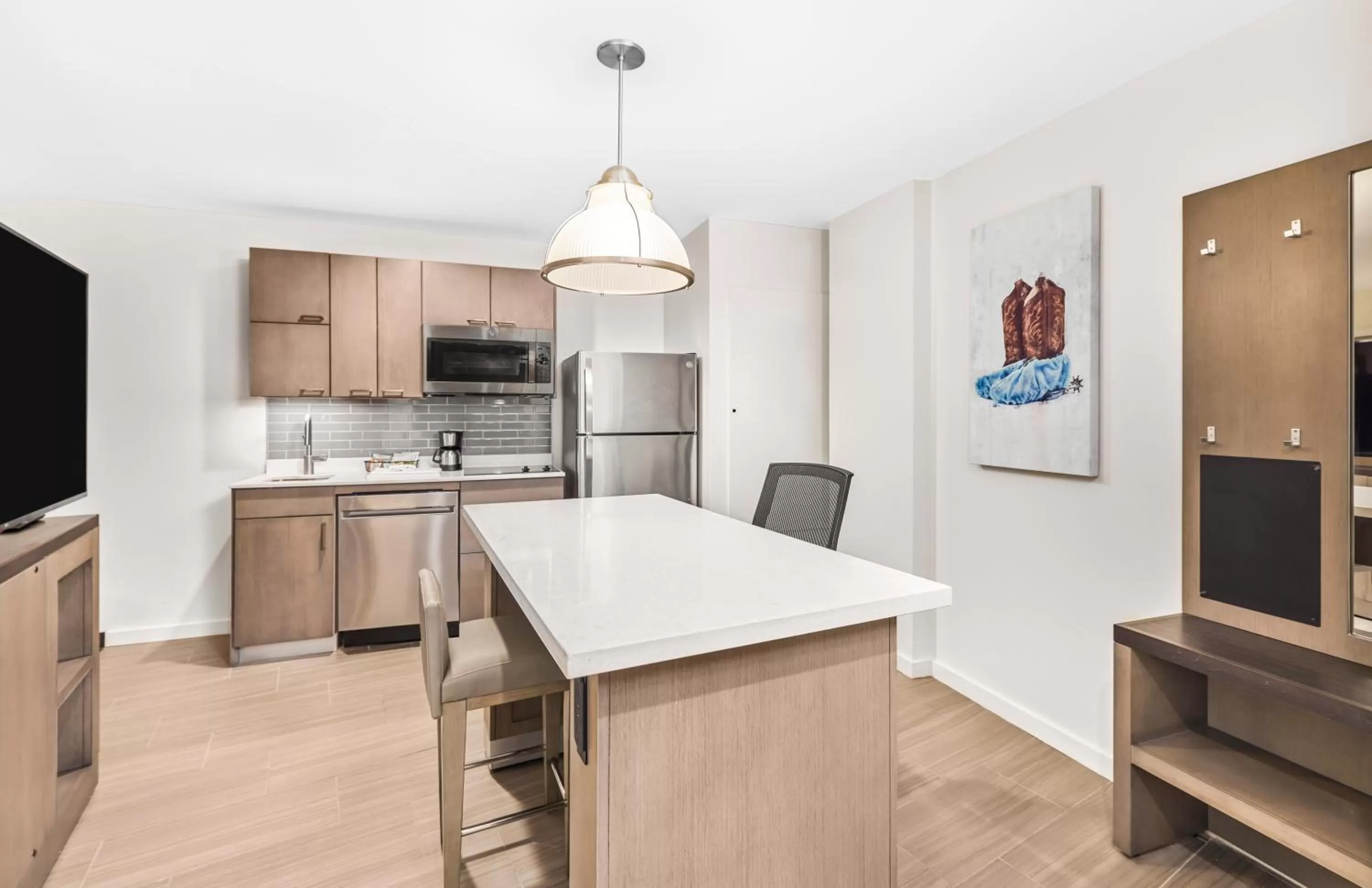 Kitchen or kitchenette in Hyatt House Houston Medical Center