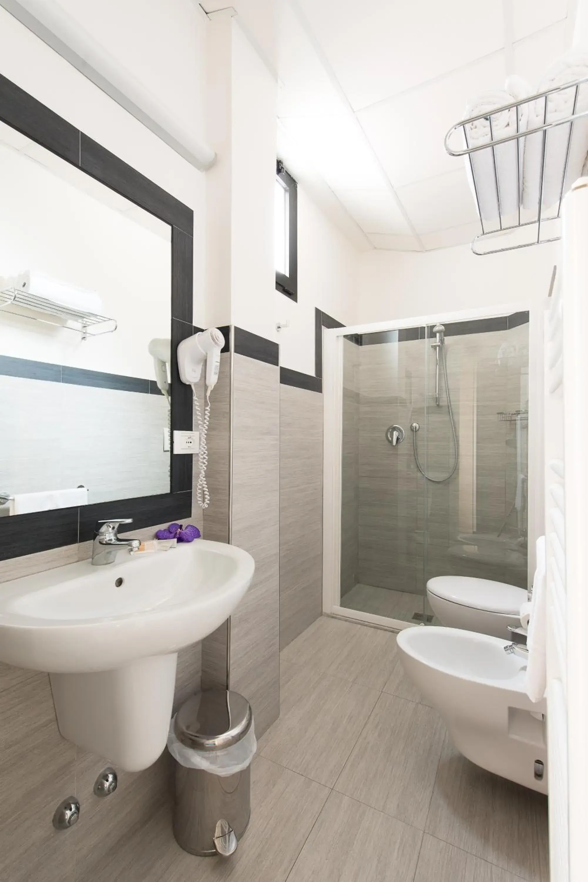 Shower, Bathroom in Hotel Villa Argia Rimini