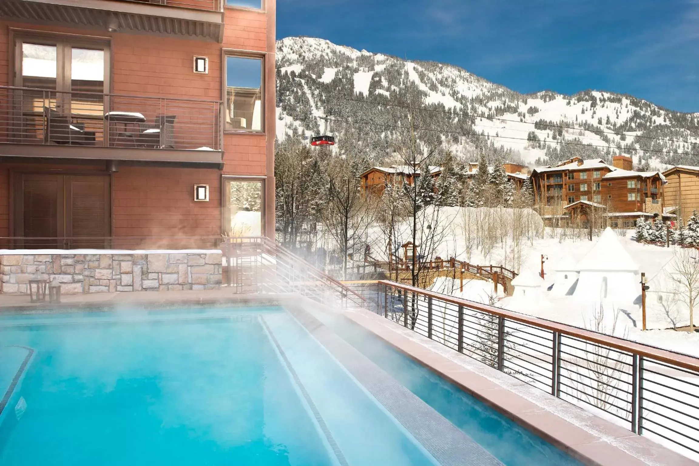 Swimming pool in Hotel Terra Jackson Hole, a Noble House Resort
