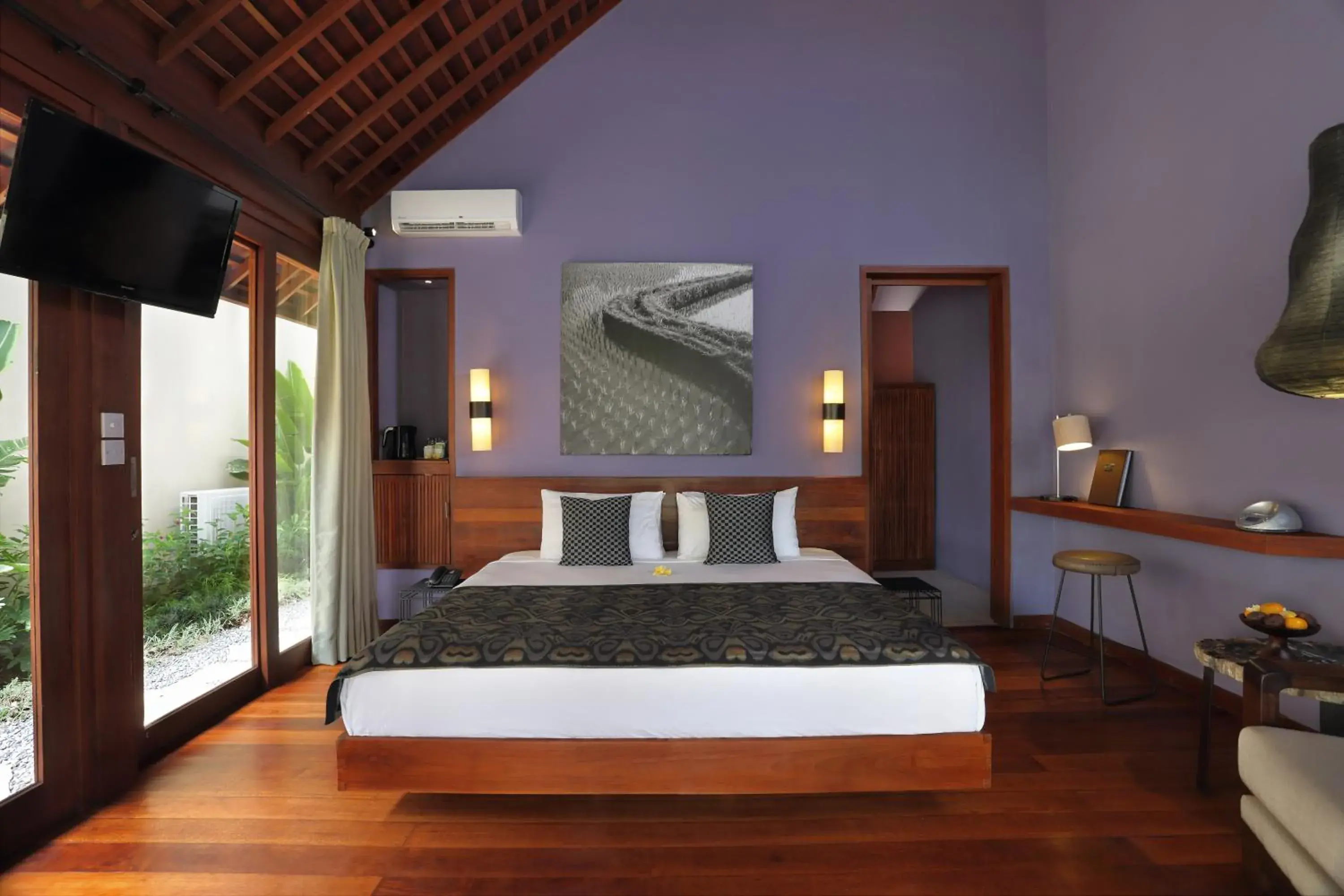 Bedroom, Bed in Temuku Villas Ubud - CHSE Certified