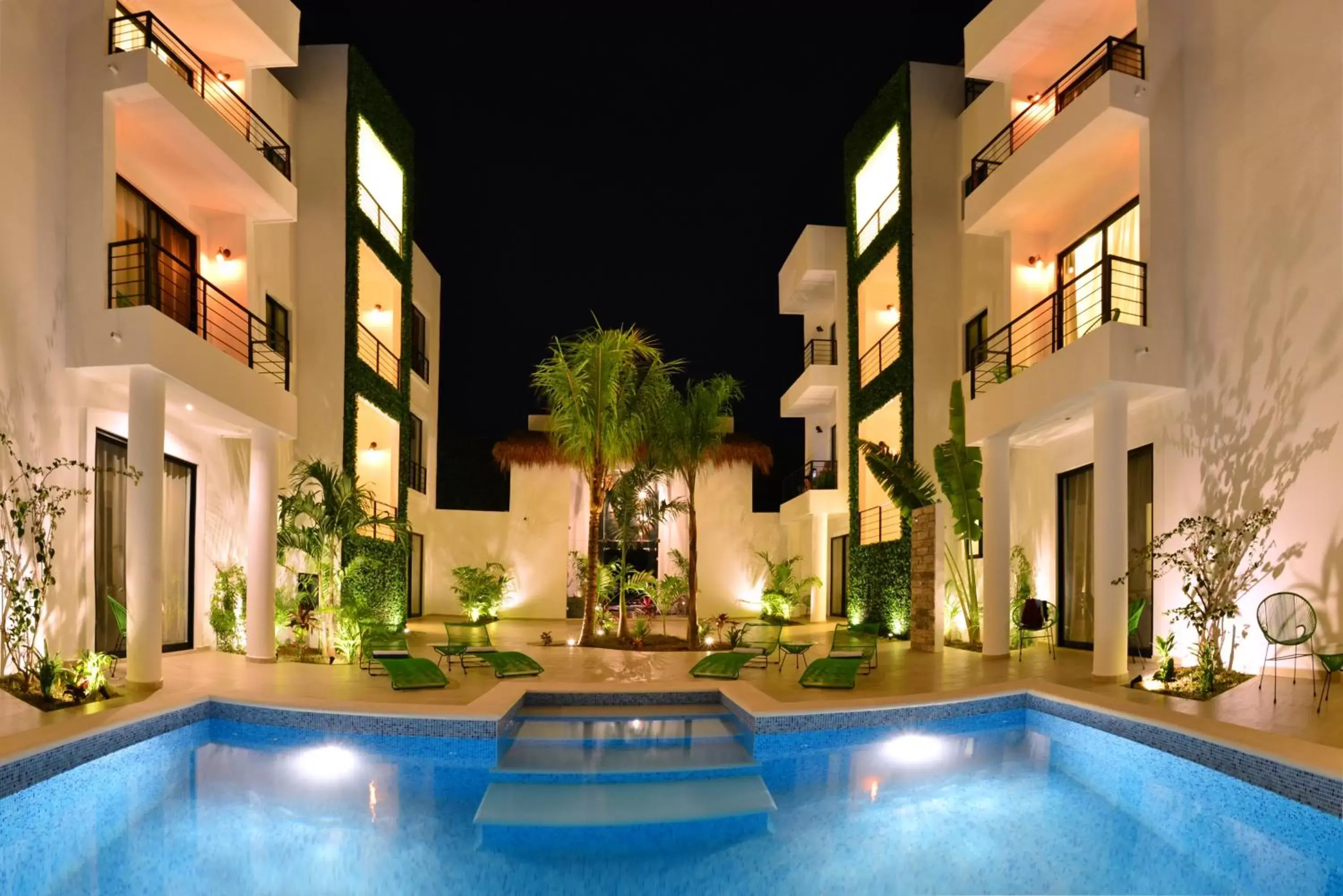 Property building, Swimming Pool in Elements Tulum Boutique Hotel