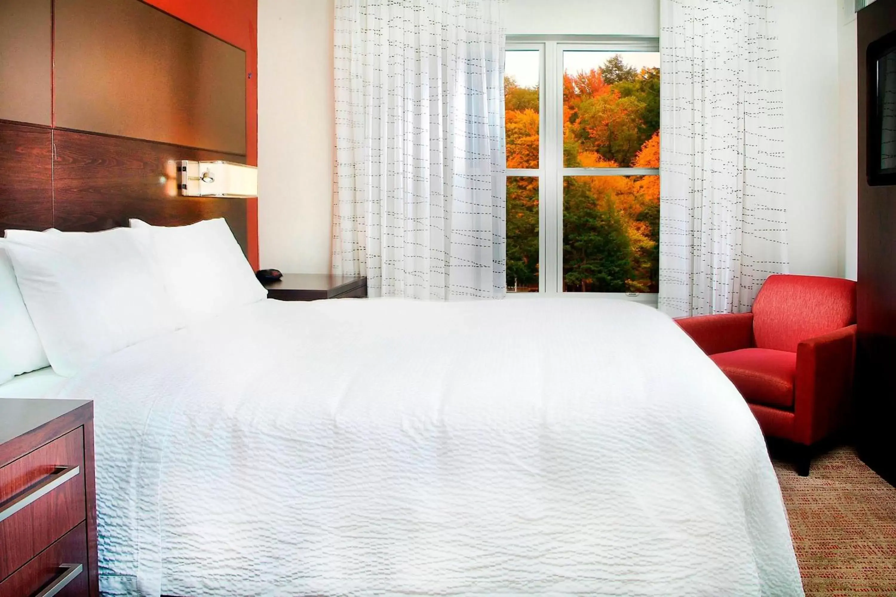 Bedroom, Bed in Residence Inn by Marriott Albany Washington Avenue