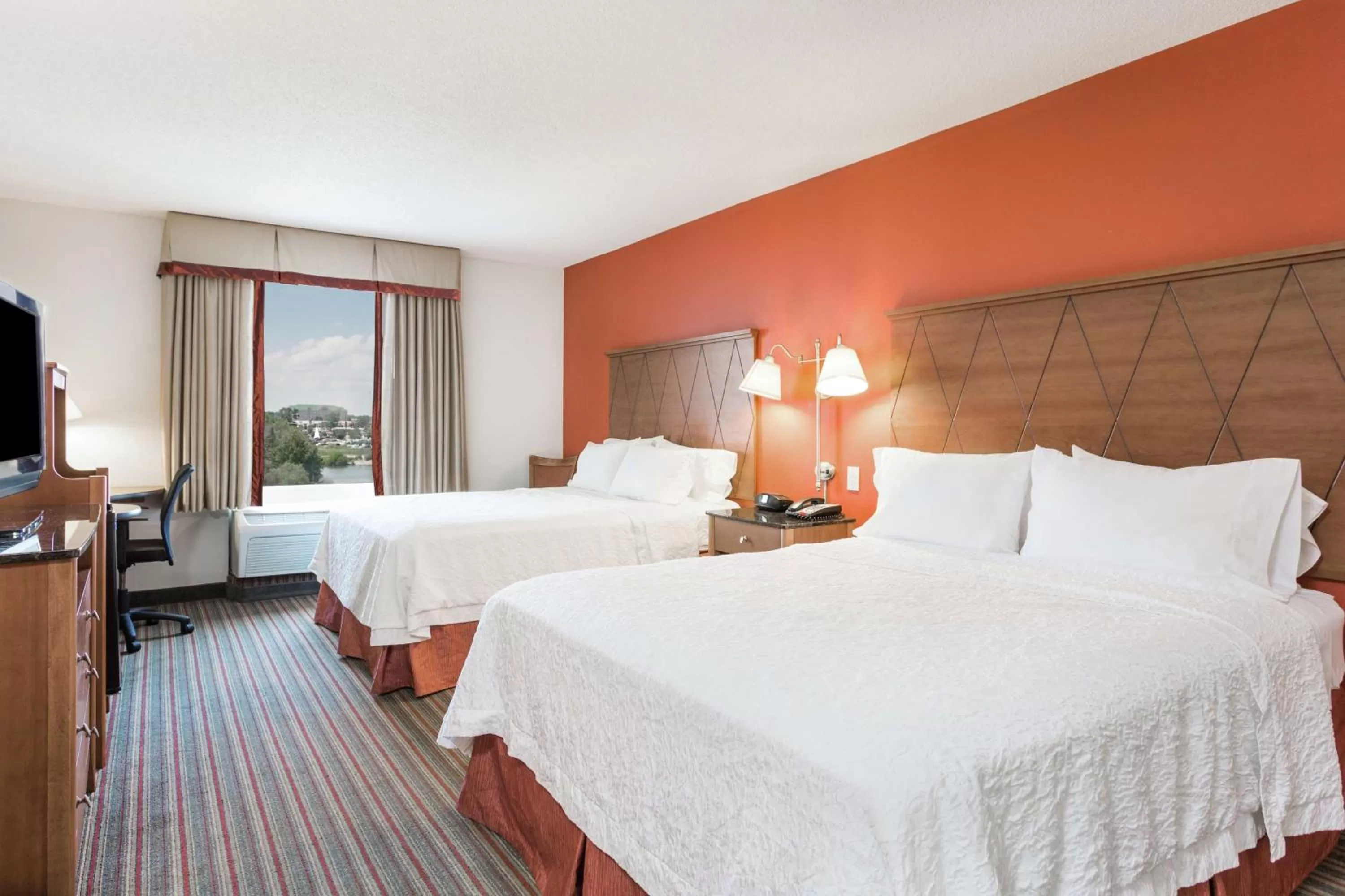 Queen Room with Two Queen Beds - Hearing Accessible/Non-Smoking in Hampton Inn Petersburg - Southpark Mall