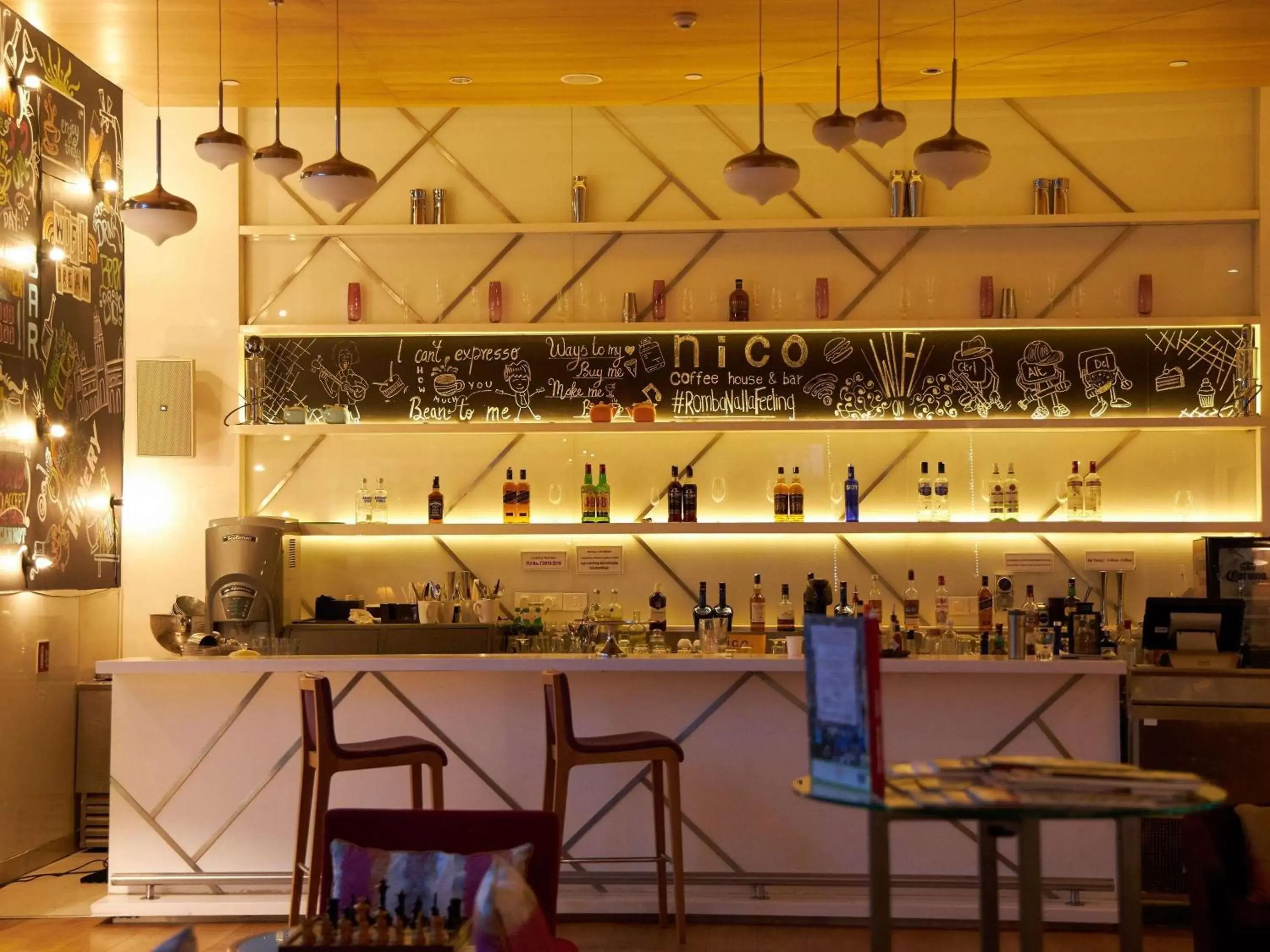 Lounge or bar in Novotel Chennai OMR