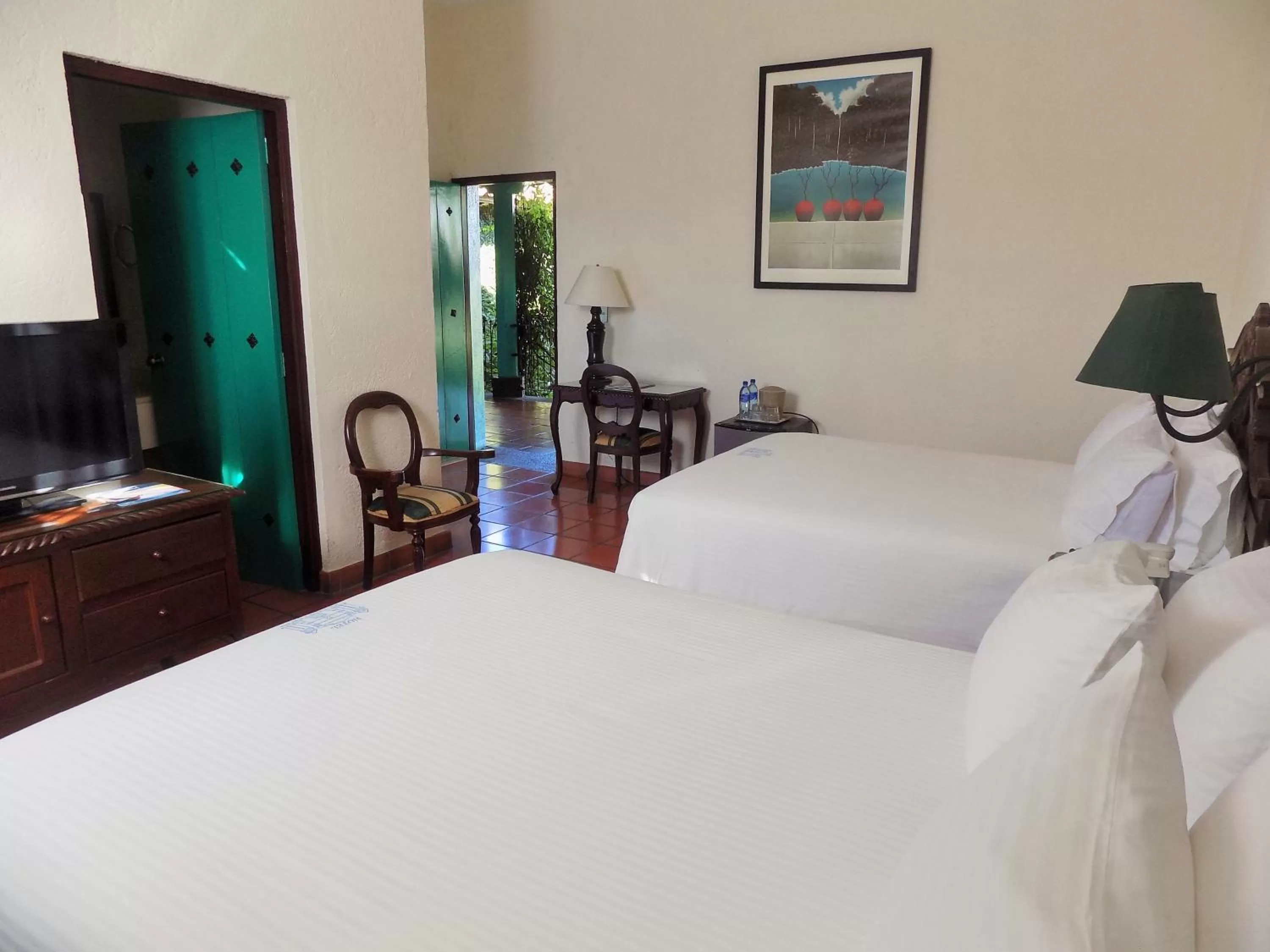 Bed in Hotel El Convento Leon Nicaragua