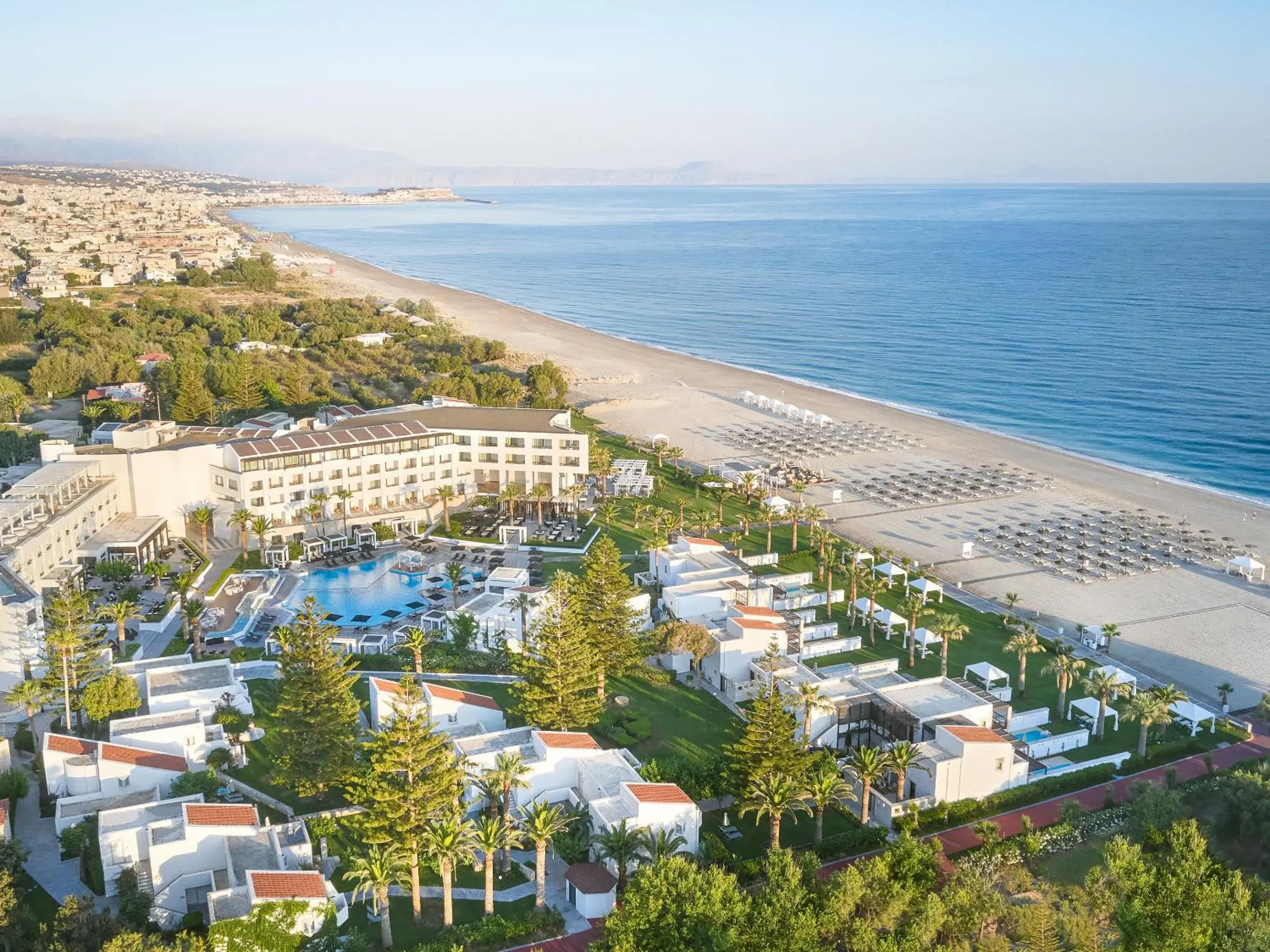 Bird's eye view, Bird's-eye View in Grecotel Creta Palace