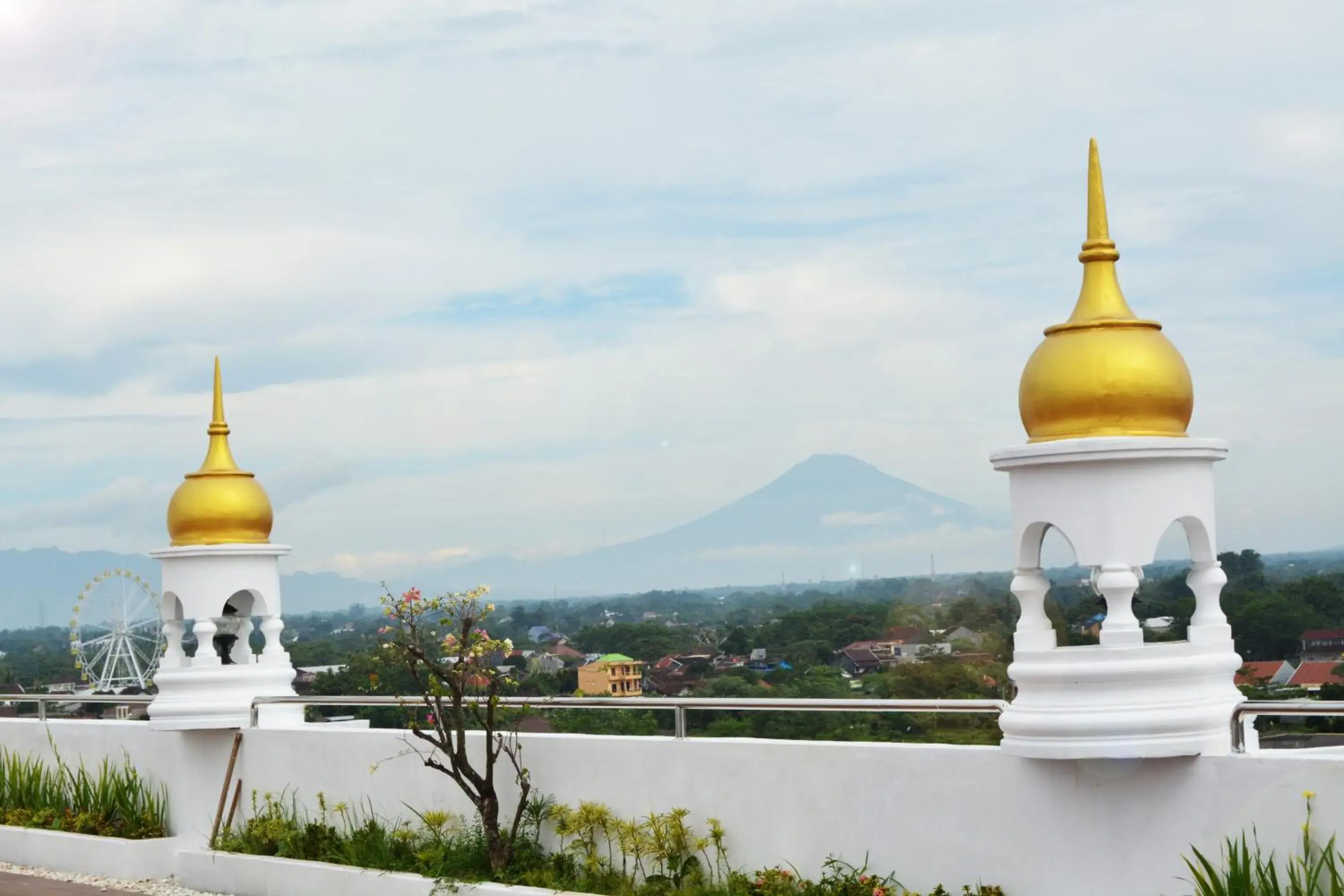 Mountain view in Tara Hotel Yogyakarta