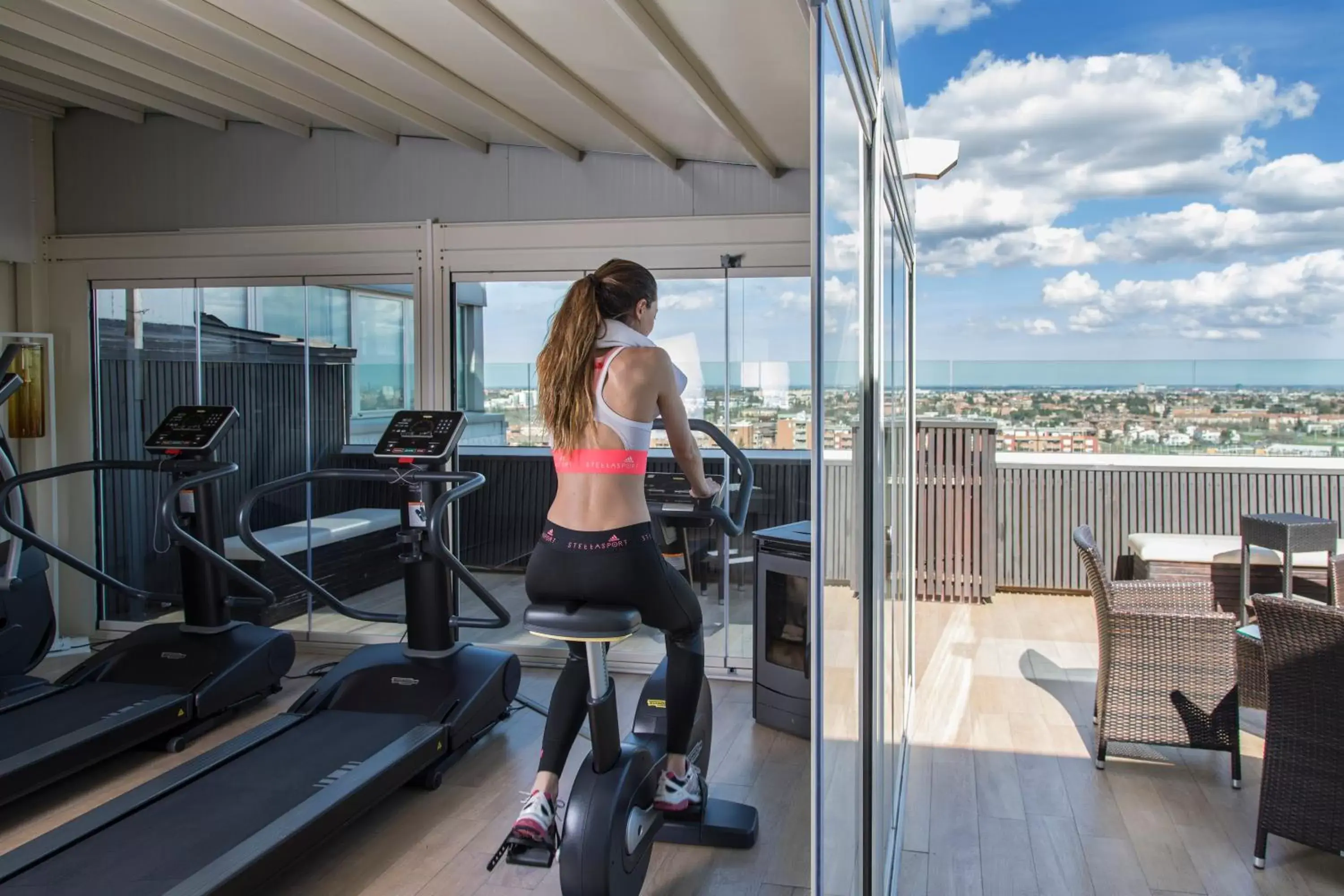 Fitness centre/facilities in Hotel Donatello Imola