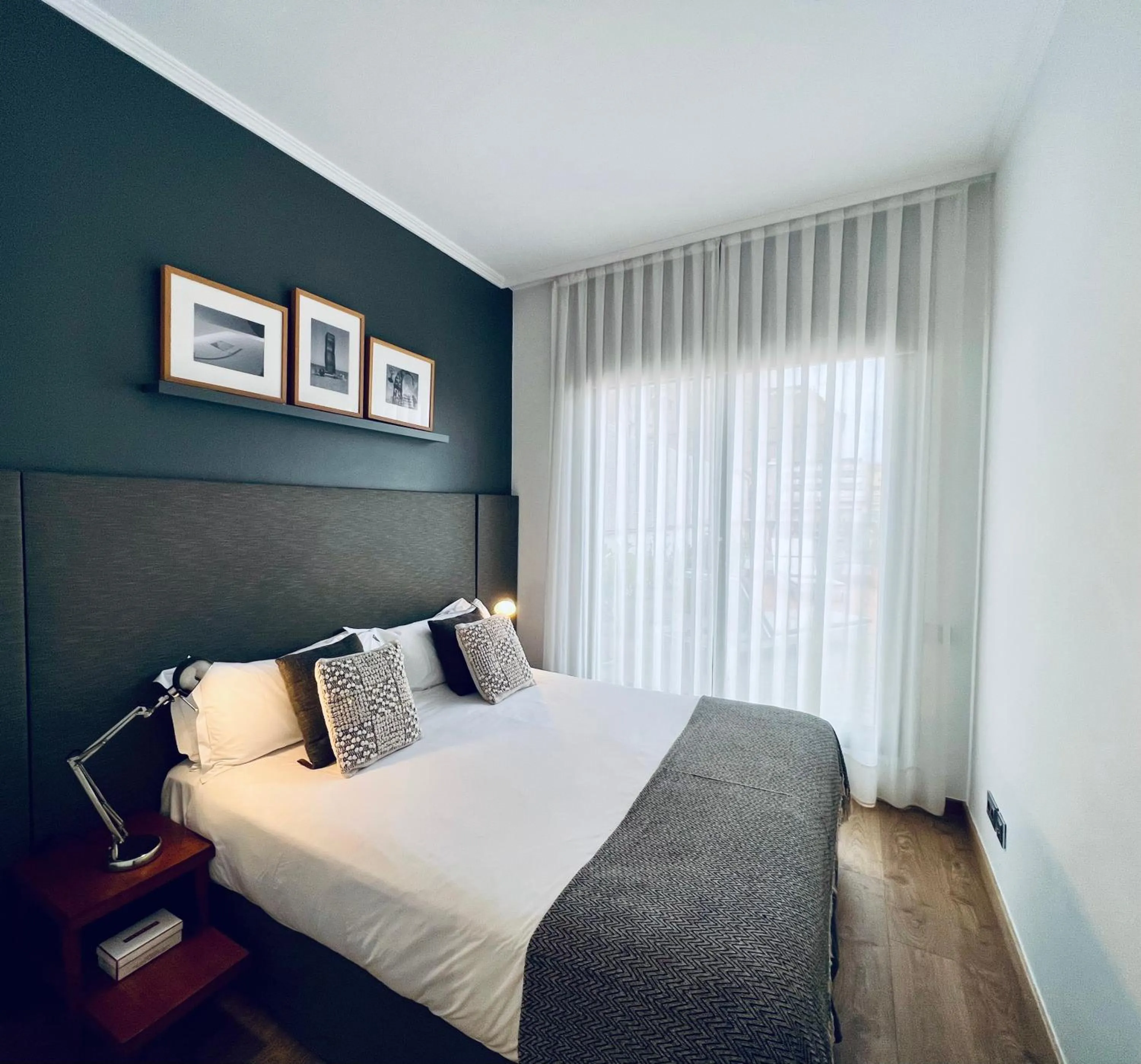 Bed in Apartments Sixtyfour