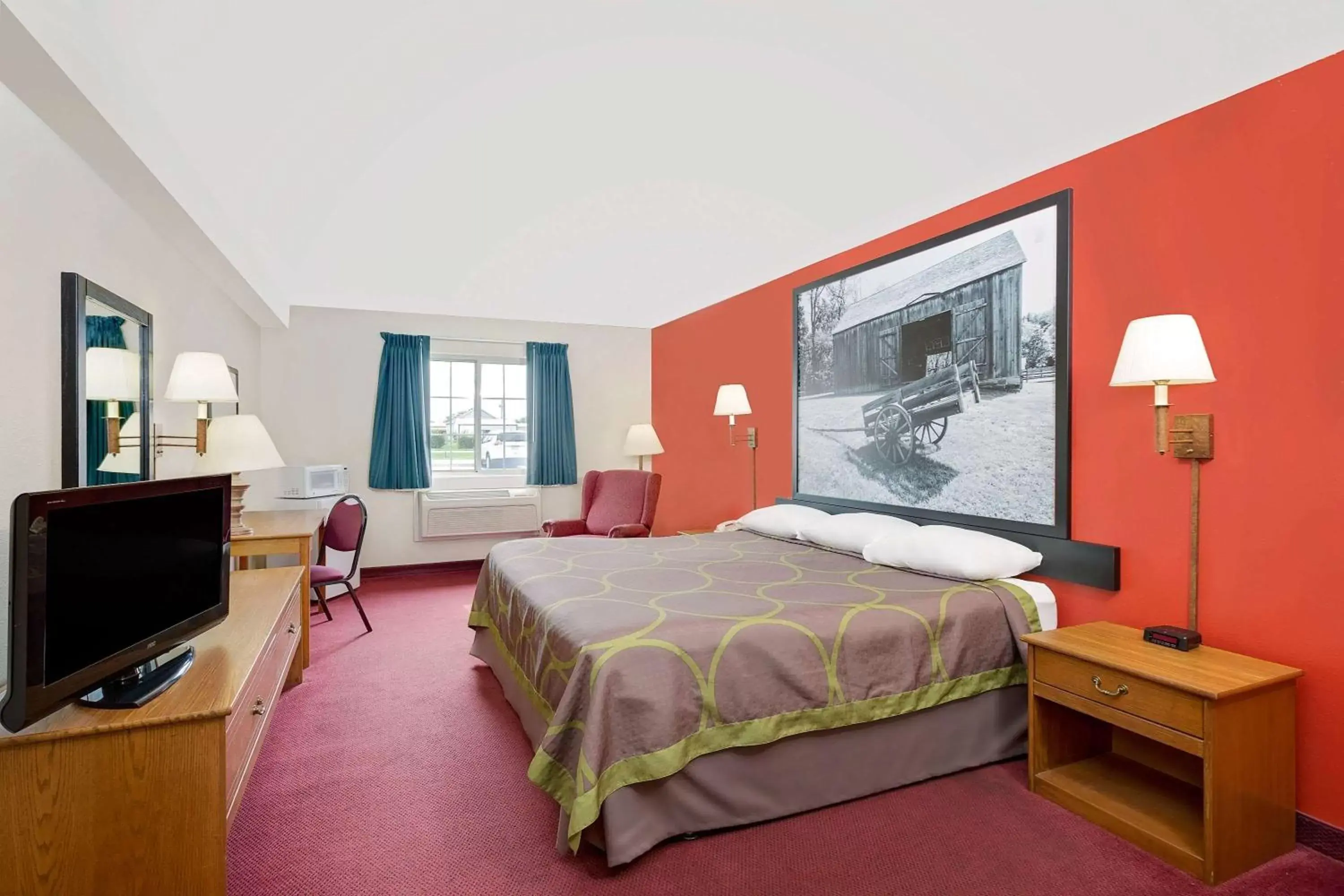 Photo of the whole room, Bed in Super 8 by Wyndham Mound City Photo of the whole room, Bed in Super 8 by Wyndham Mound City