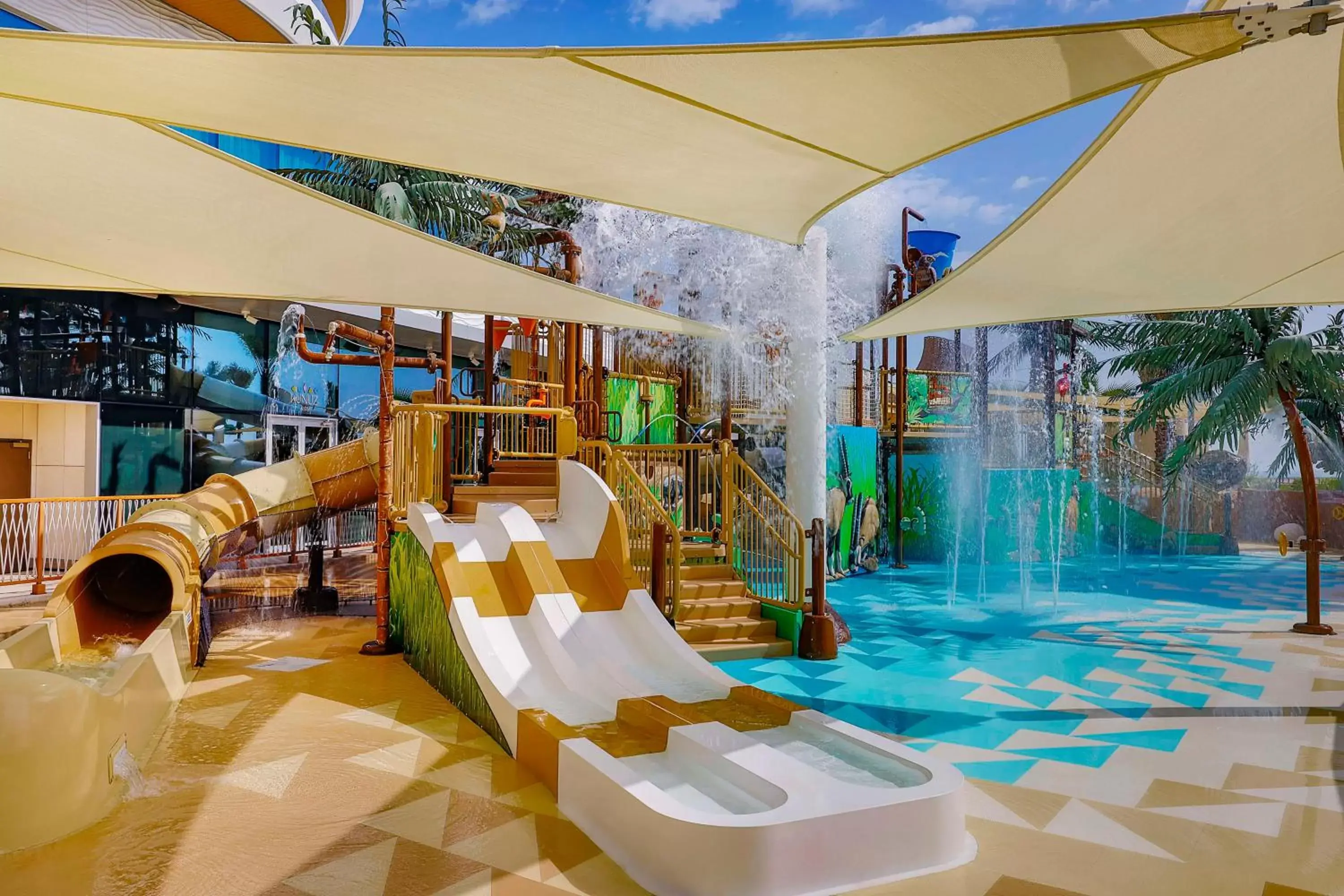 Pool view in Waldorf Astoria Doha Lusail Pool view in Waldorf Astoria Doha Lusail