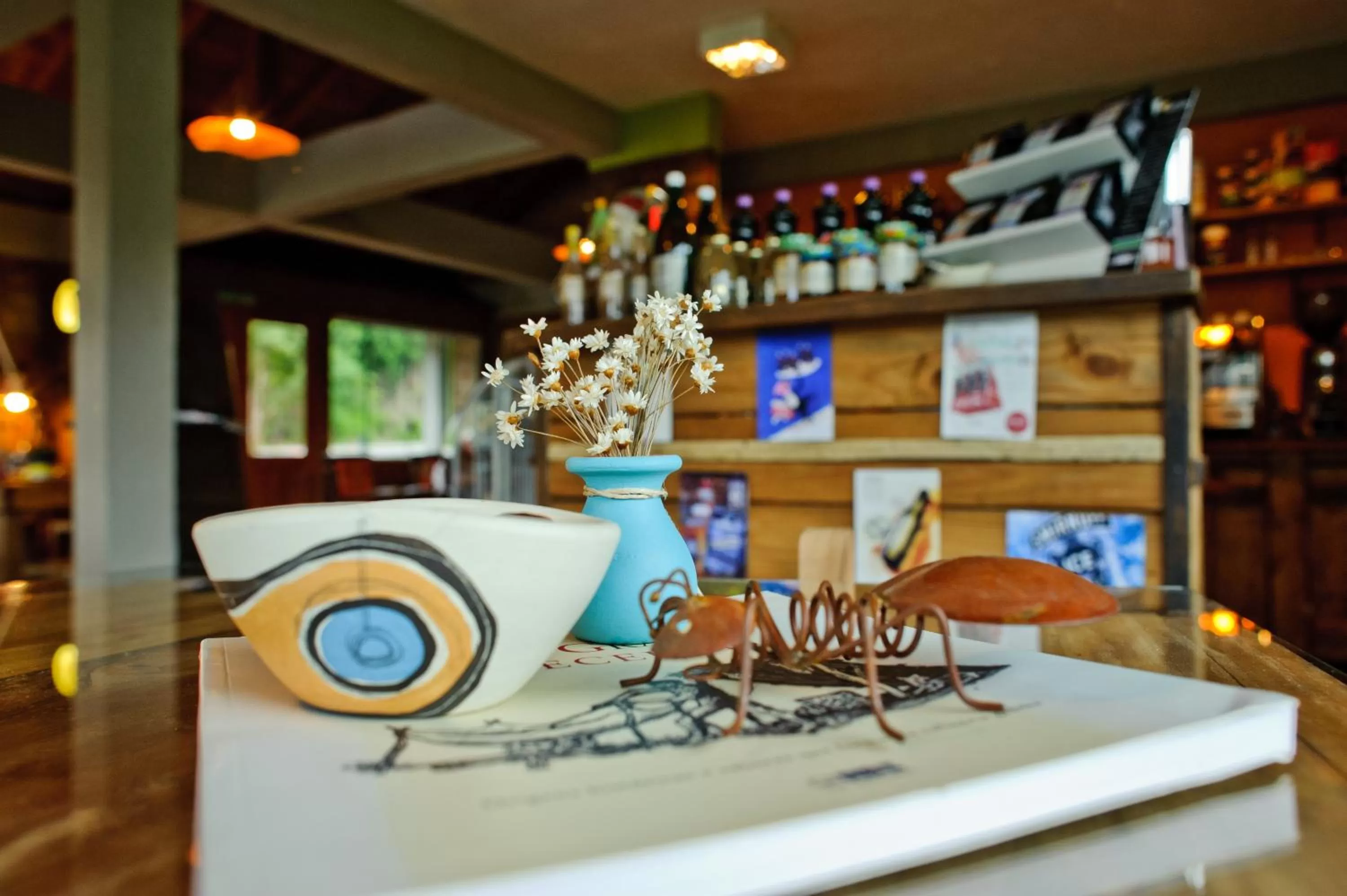 Decorative detail in Bina's Haus Pousada, Cafeteria e Atelier