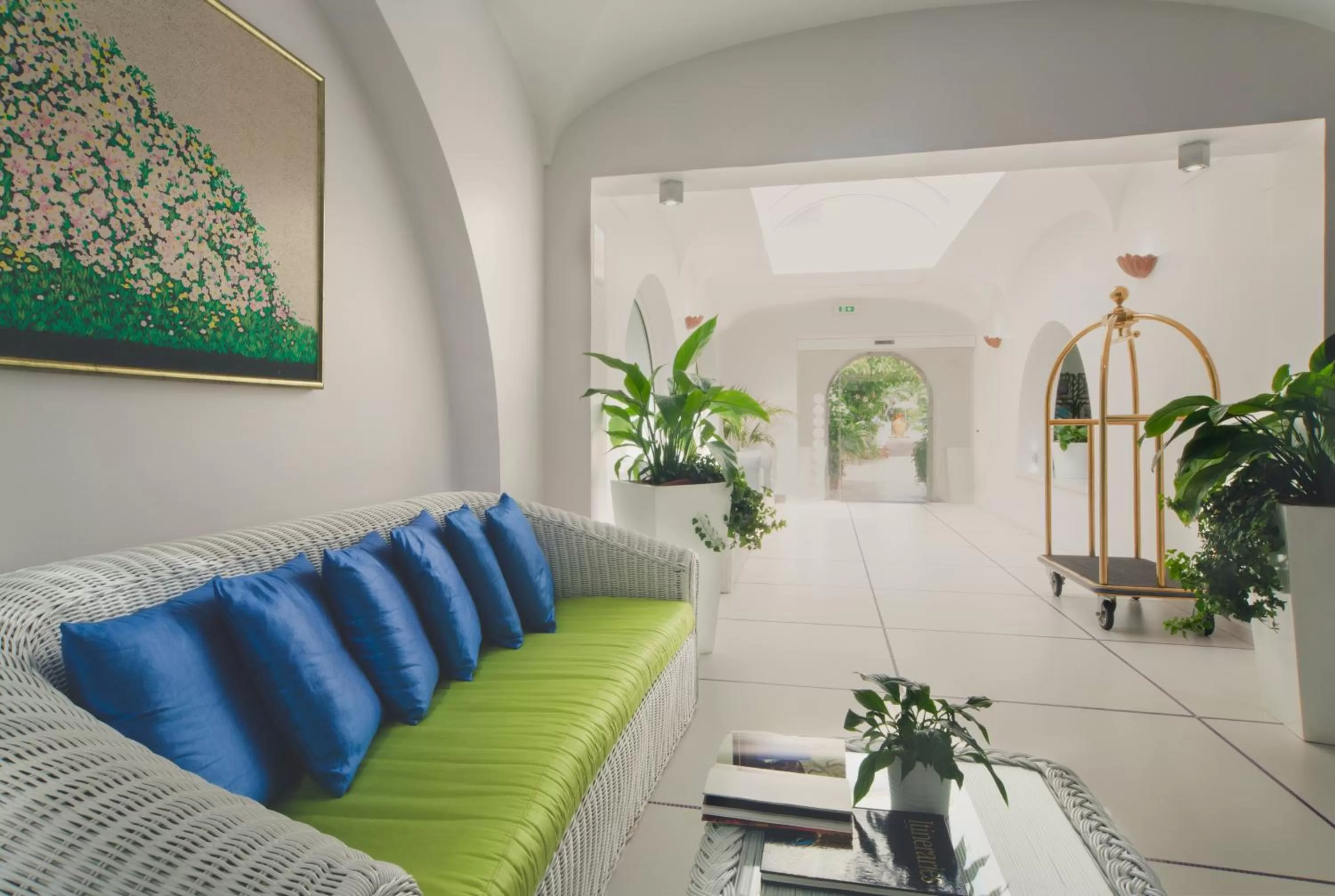 Lobby or reception in Central Park Terme