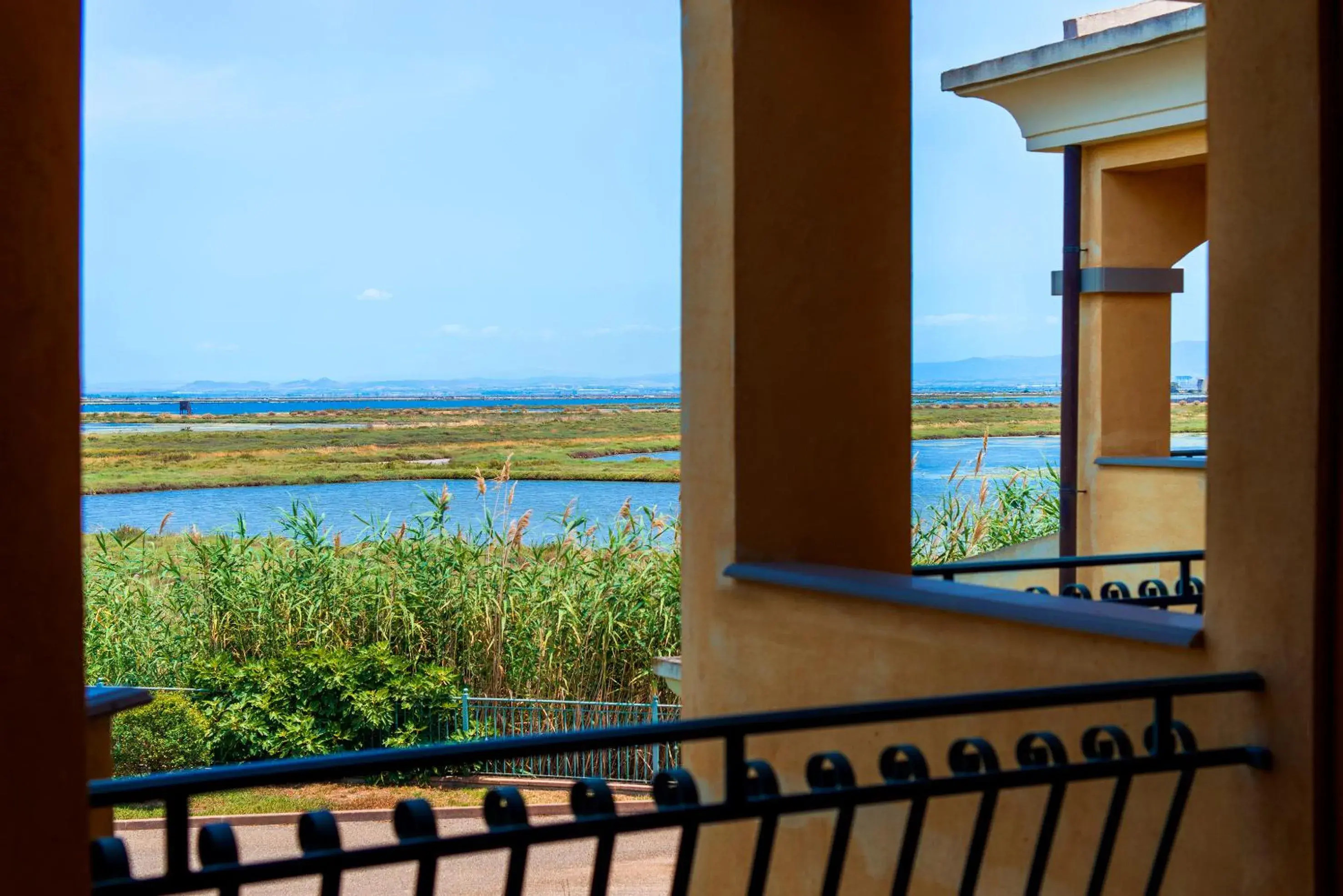 View (from property/room), Balcony/Terrace in Hotel Santa Gilla