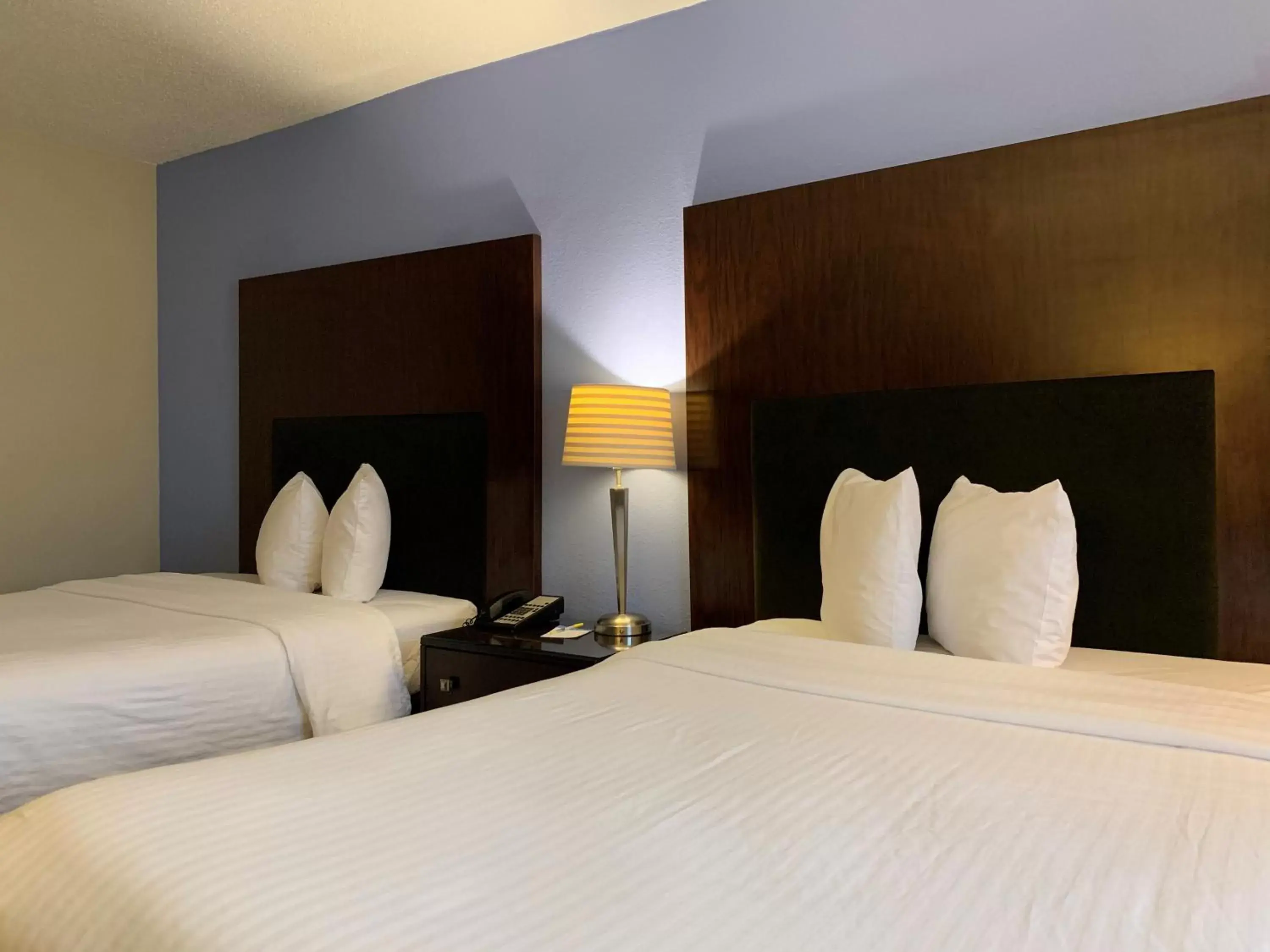 Bed in Days Inn and Suites by Wyndham Hammond, IN